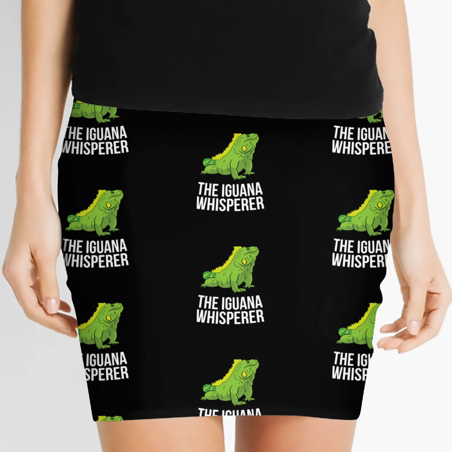The Iguana Whisperer Gecko Lizard Lover Women's Mini Skirts