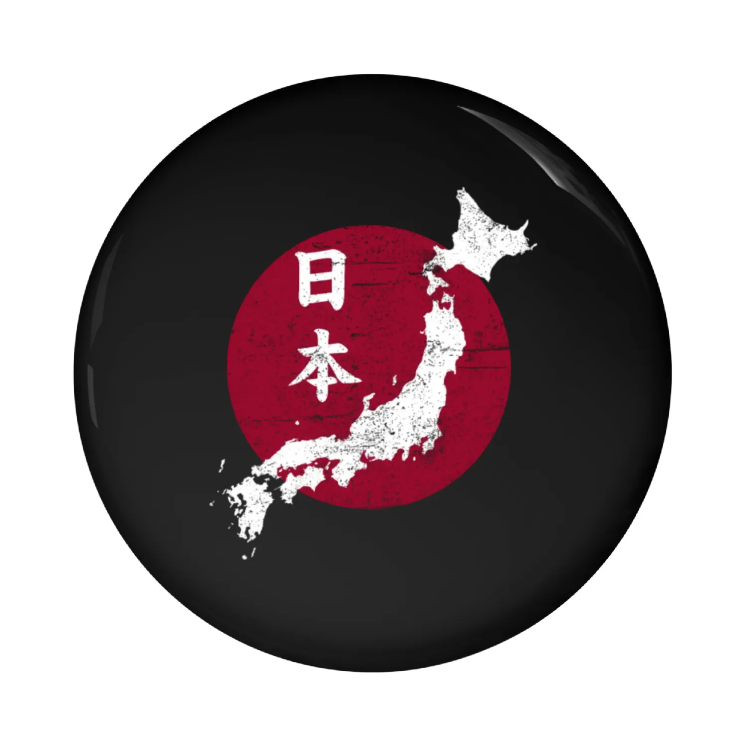 Japanjapanesejapan Mapjapan Flag Pin Buttons