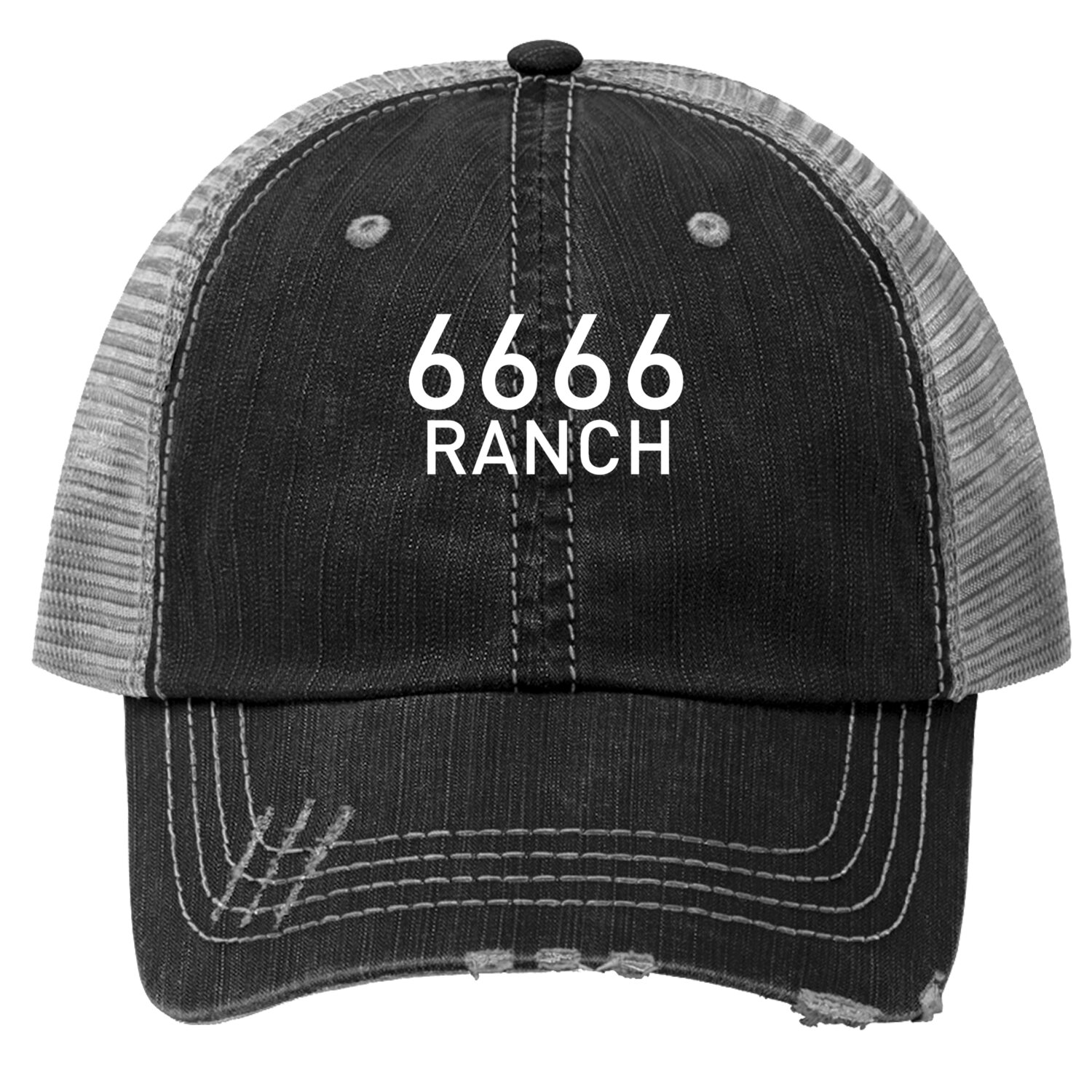 6666 Ranch Four Sixes Ranch Trucker Hats