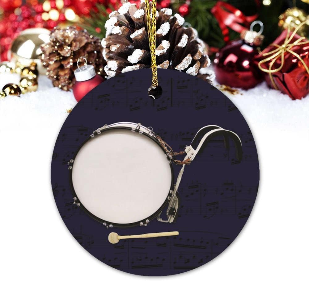 Commemorative Ornaments Bass Drum Ceramic Ornaments Christmas Tree Ornaments Keepsake Hanging Ornament Christmas Ornament Souvenir Home Decor Hanging Pendants