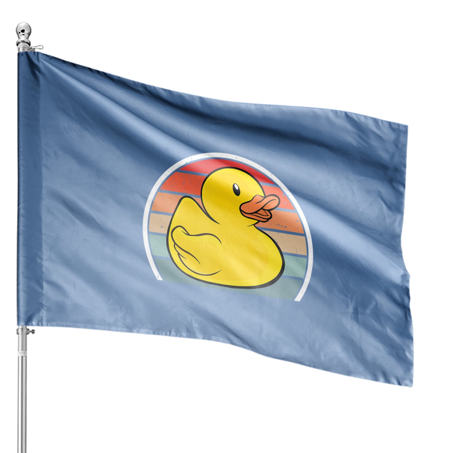 Rubber Duck Vintage Rubber Duckie Retro House Flag