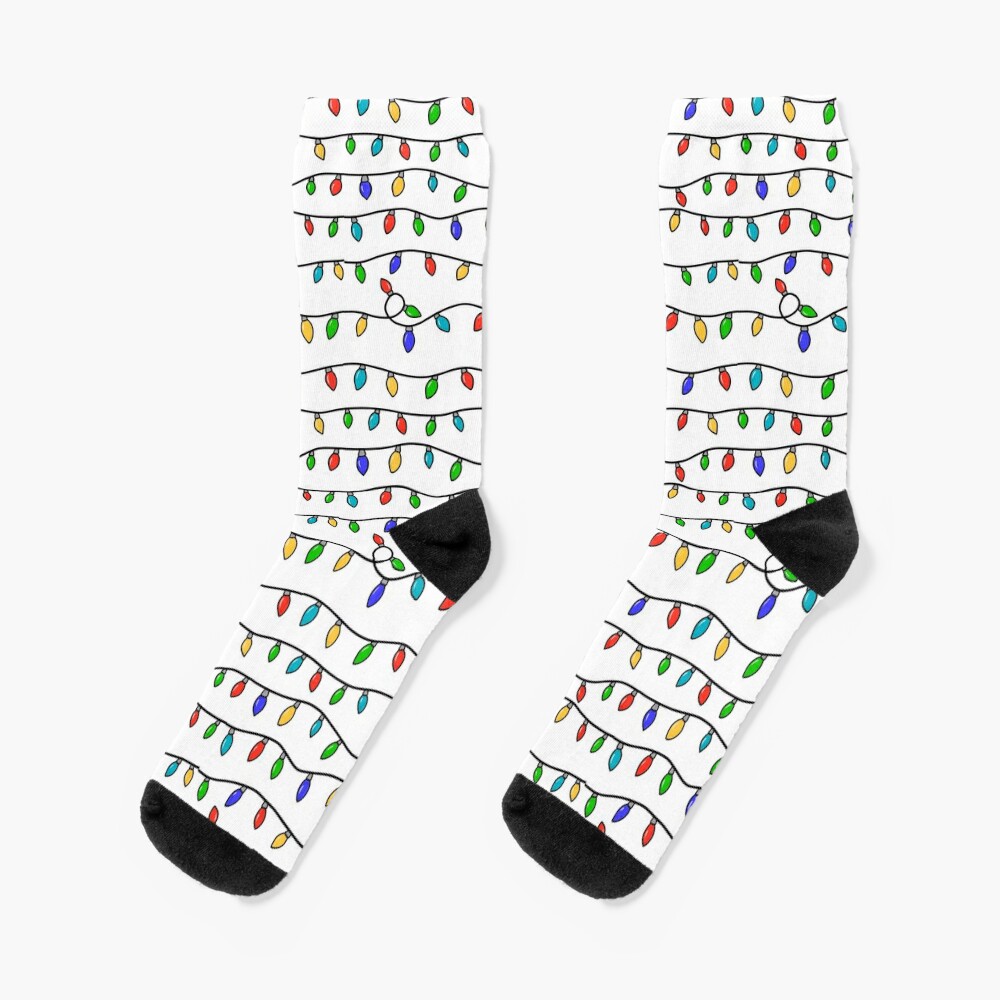 Christmas Lights Socks
