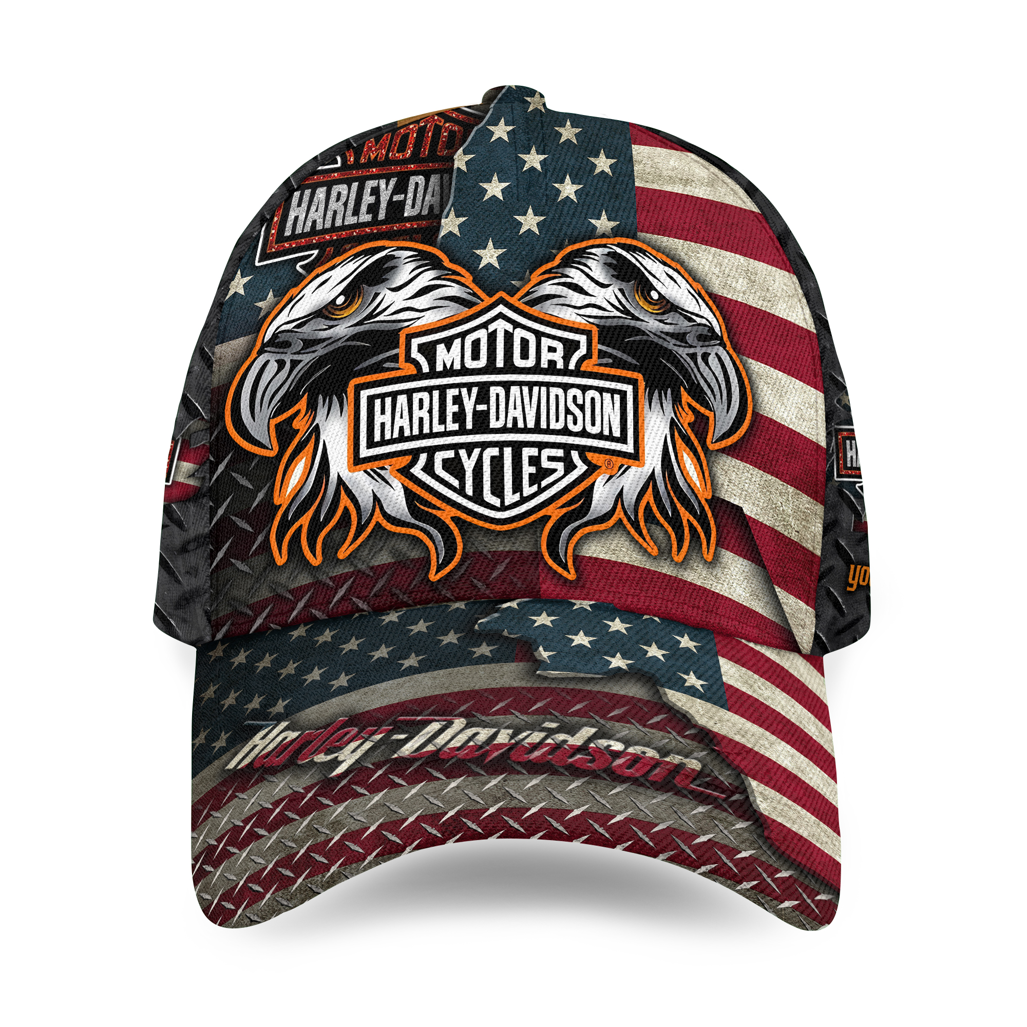 Personalized Harley Motor Racing Davidson Classic Cap Gift