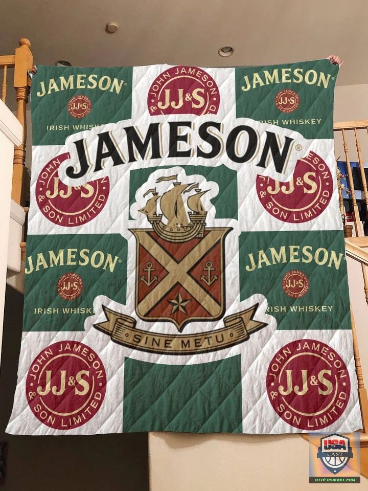 Jameson Irish Whiskey Quilt Blanket for Home & Living