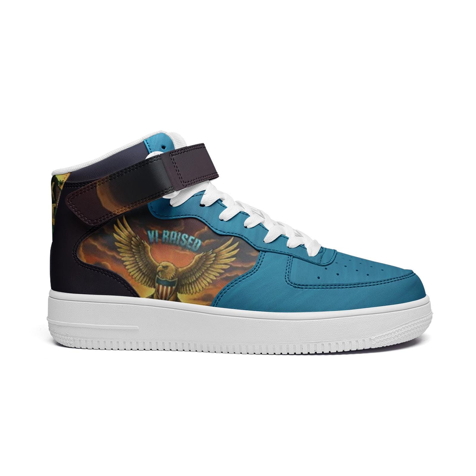 Unisex VI Raised Rock Custom High-Top Sneakers for Lovers