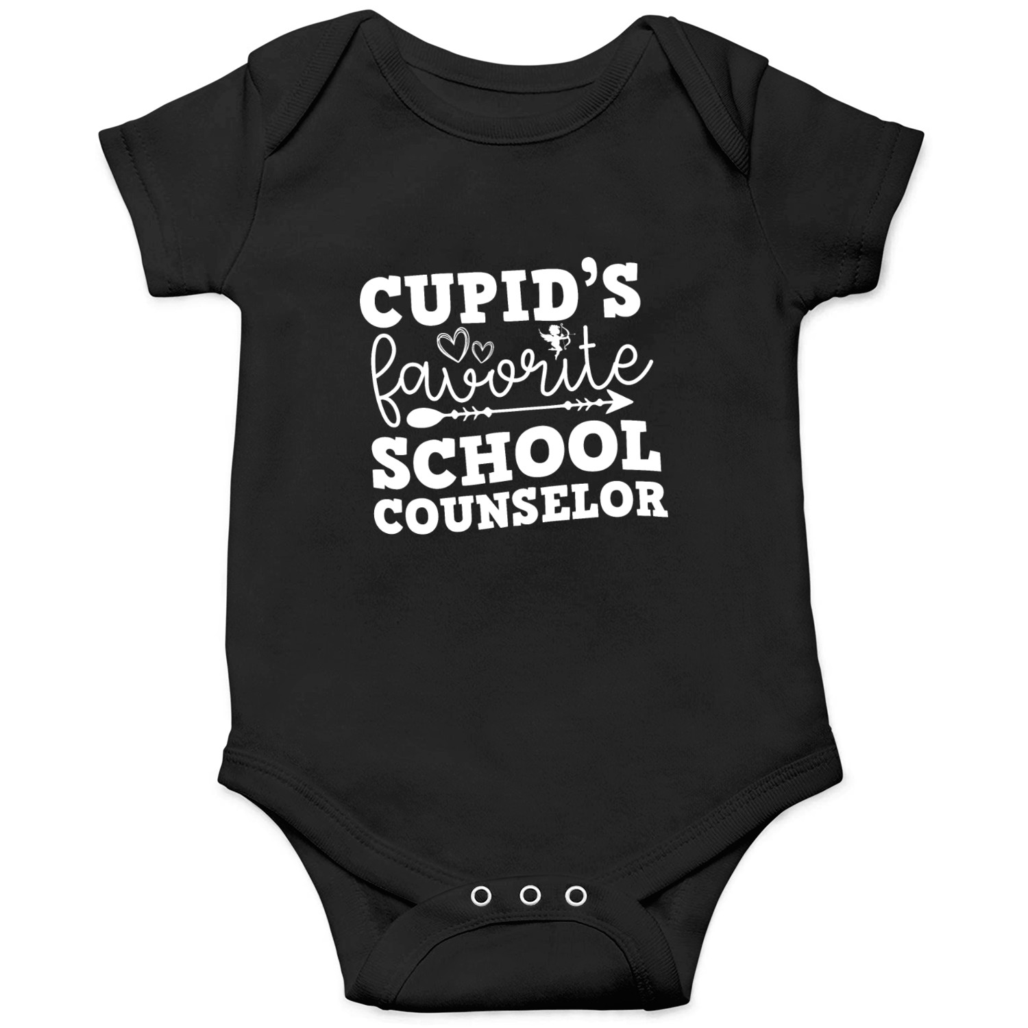 Cupid's favorite school Counselor Valentine's day Onesies