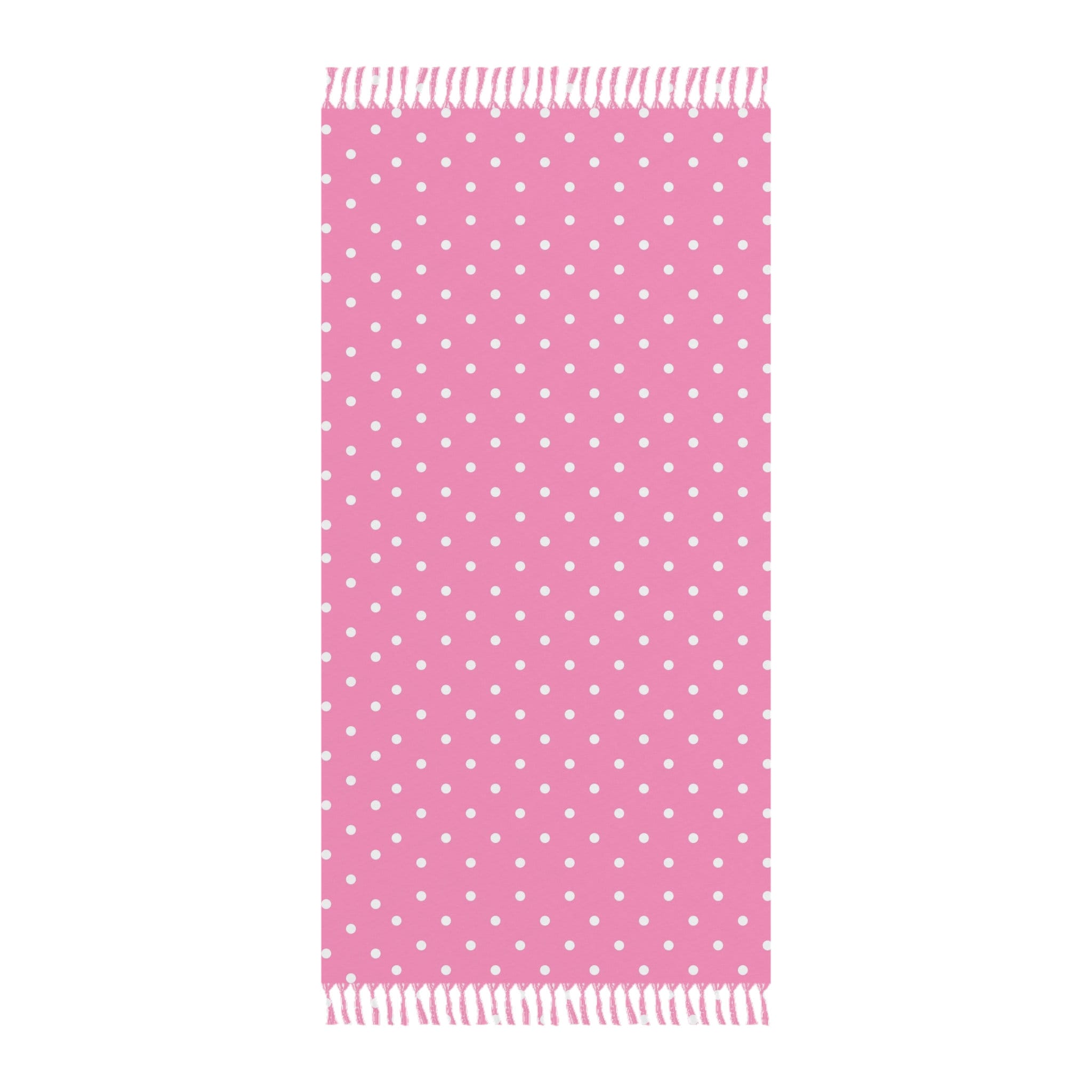 Pink Polka Dot Boho Beach Cloth