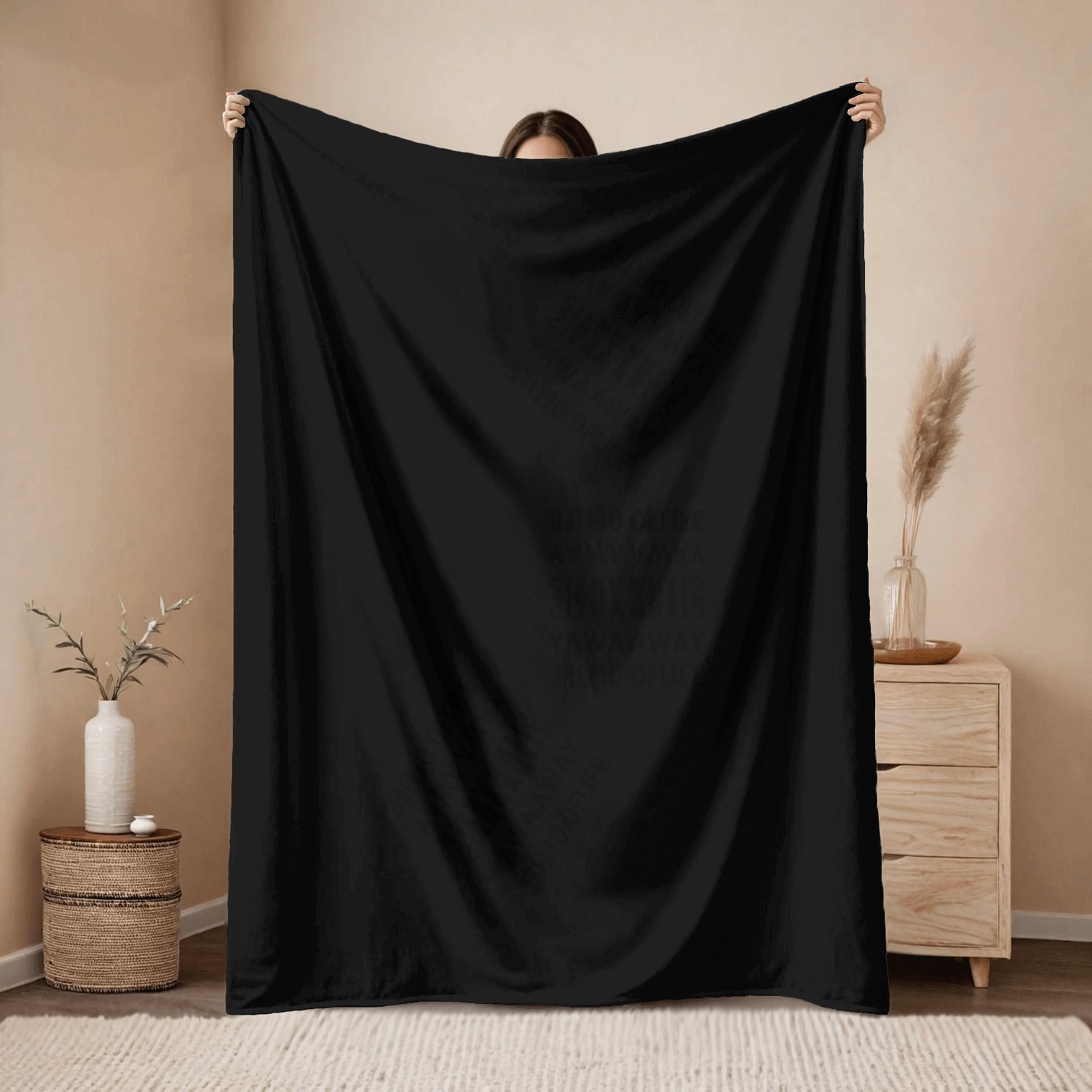 Simplistic Art Pattern, Unique Throw Blankets
