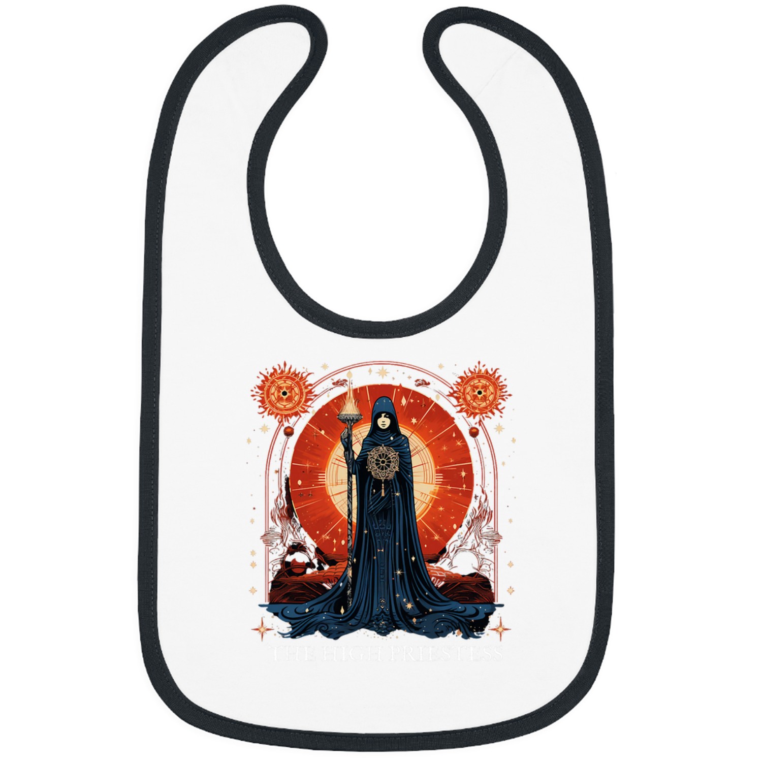 High Priestess Tarot Card Reader Tarot Lover Fortune Teller Bibs