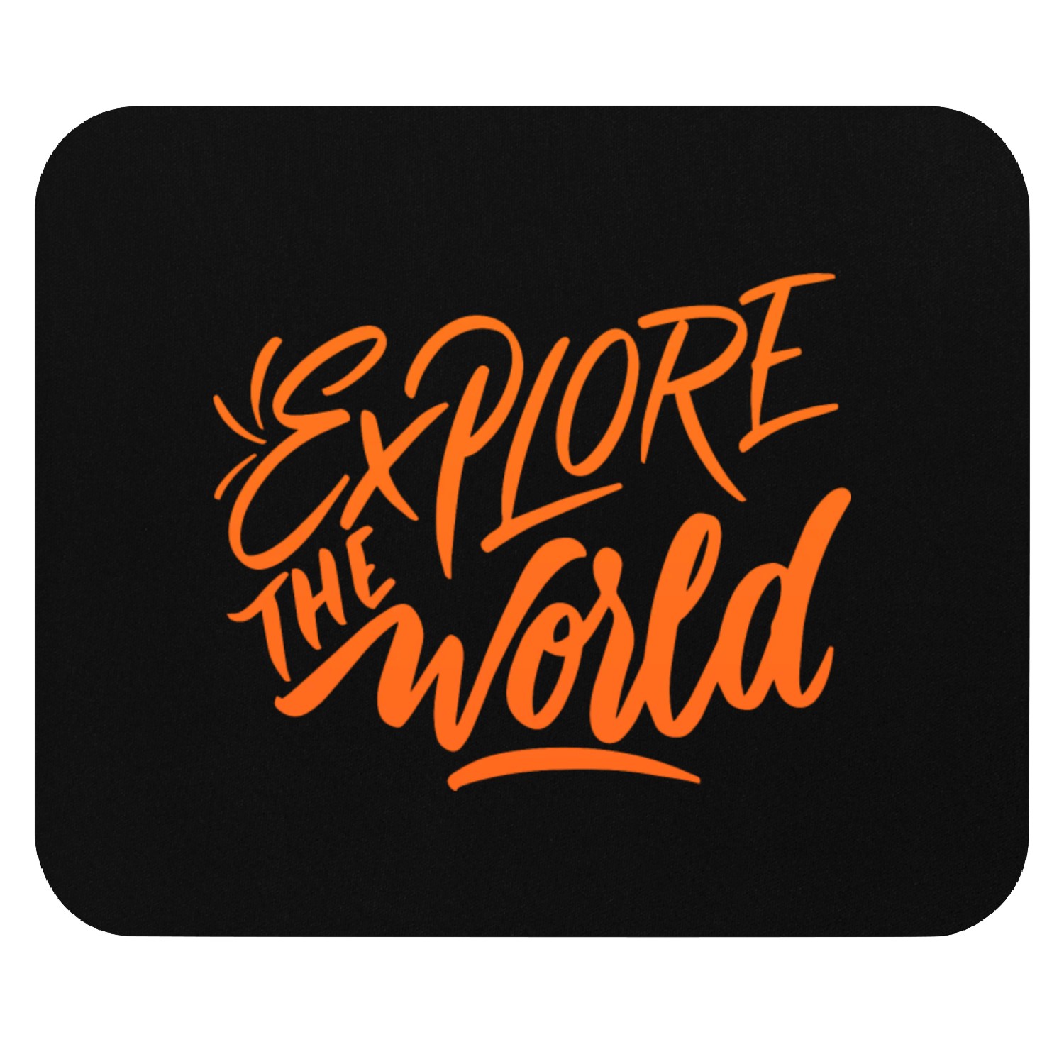 explore the world Mouse Pads