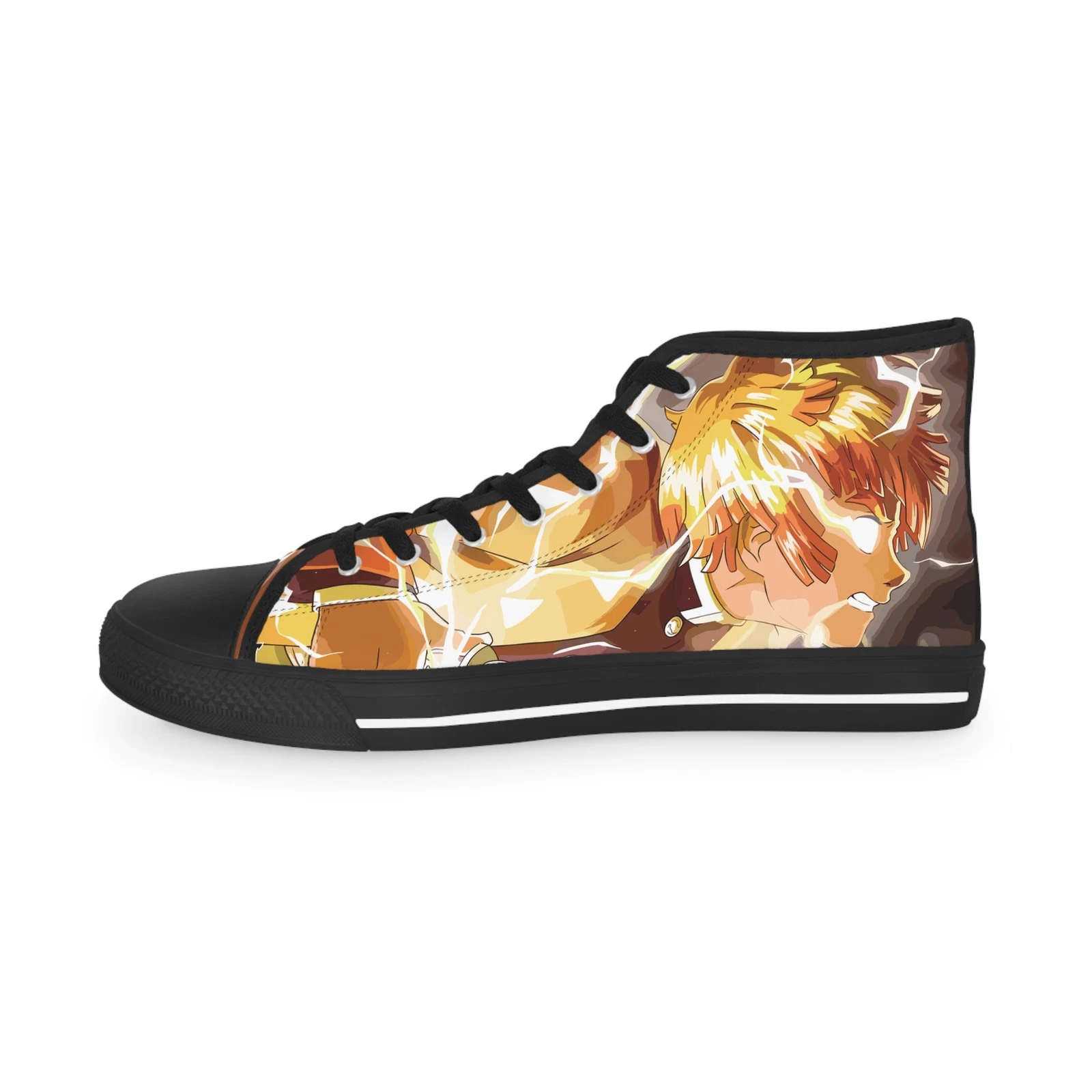 footwear High Top Sneakers Shoes Men zenittsu demon fan art anime manga