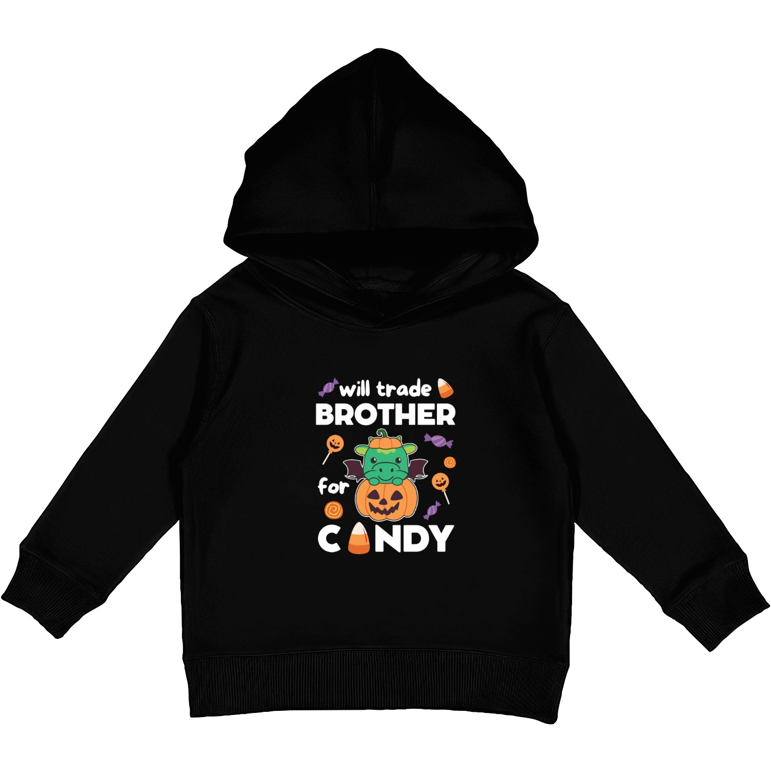 Dragon Halloween Trade Brother For Candy Kids Pullover Hoodies