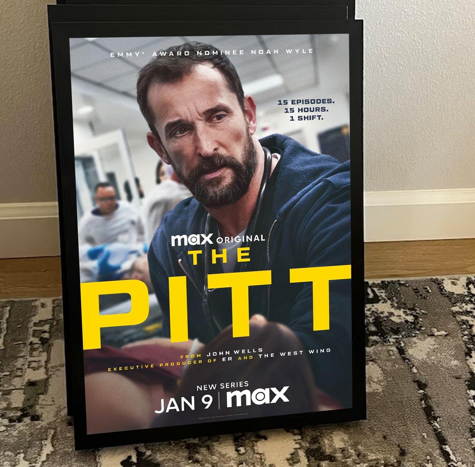 The Pitt TV Series 2025 Poster, No Framed