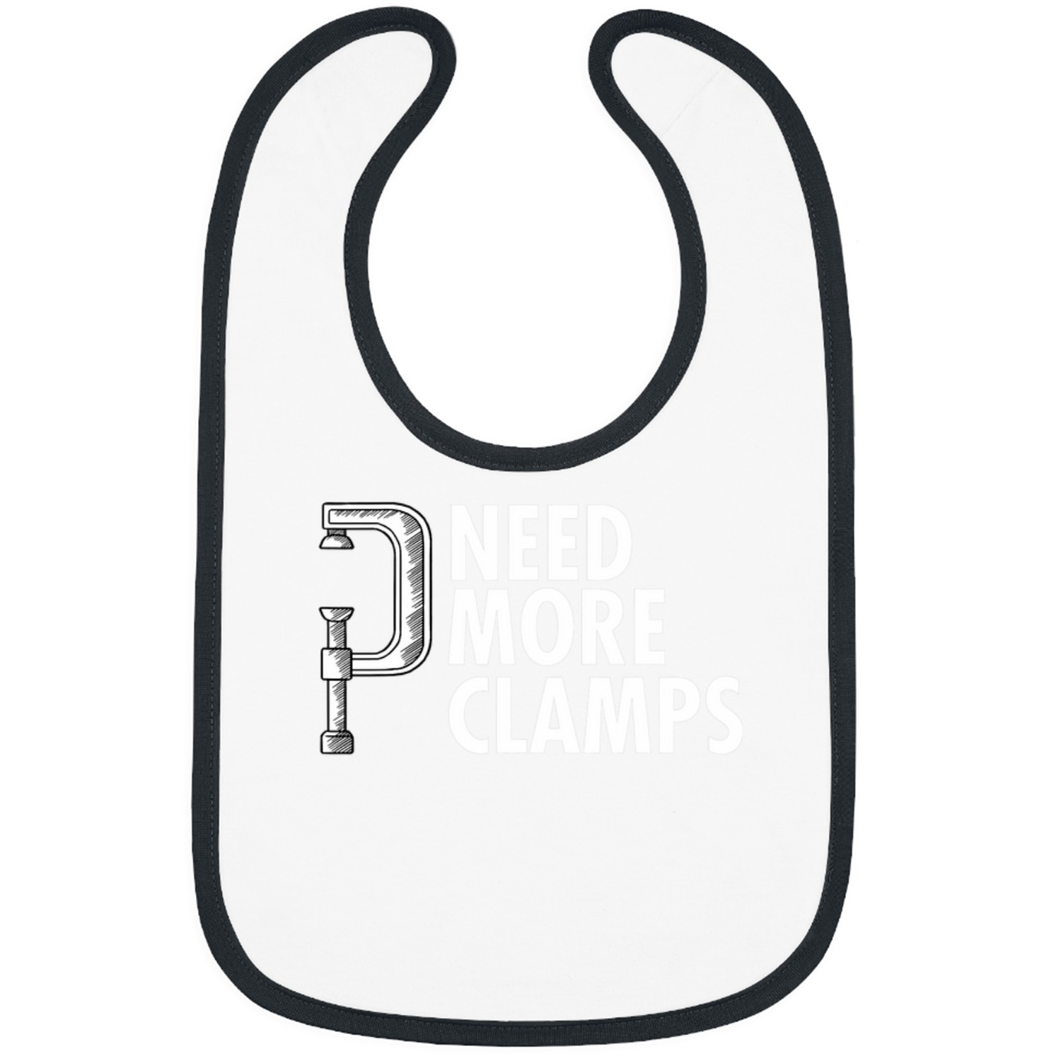 Need More Clamps Woodworker Jersey Bibs