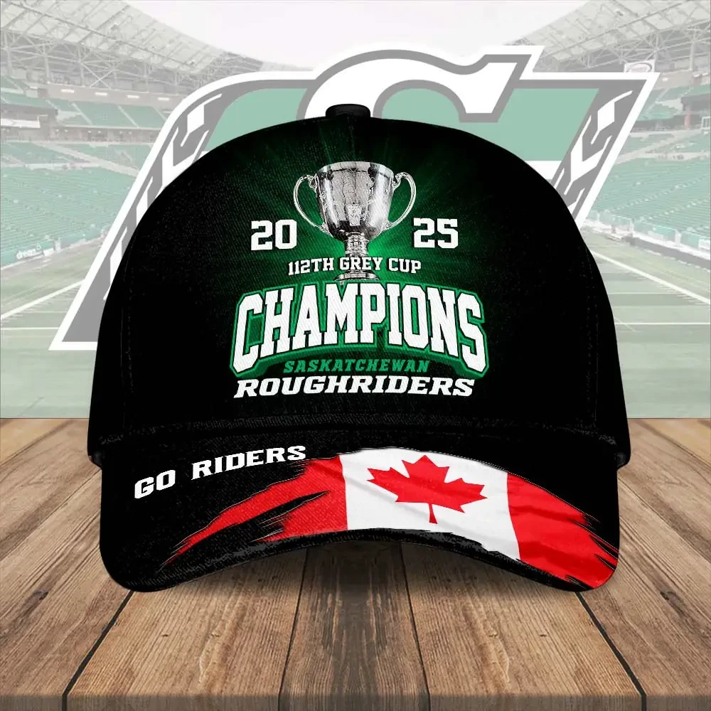 Saskatchewan Roughriders 2025 Grey Cup Champions Classic Cap