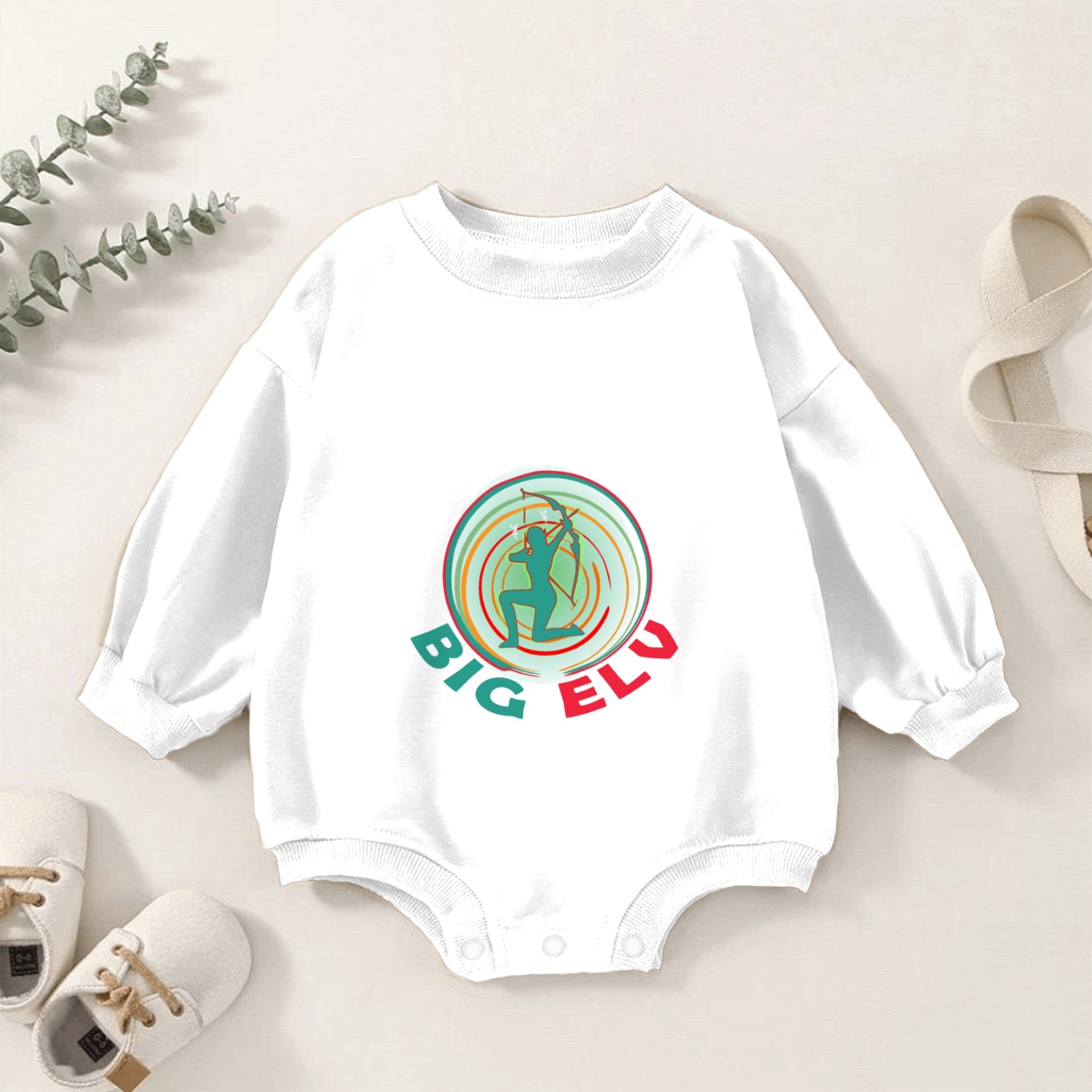 20 years elves birthday fantasy Baby Romper Sweatshirts