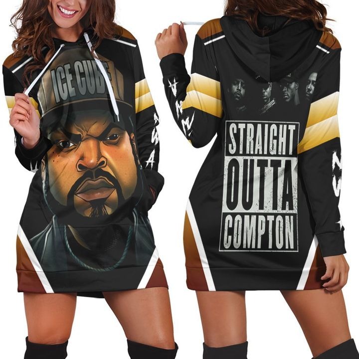N.W.A Ice Cube Straight Outta Compton Hoodie Dress