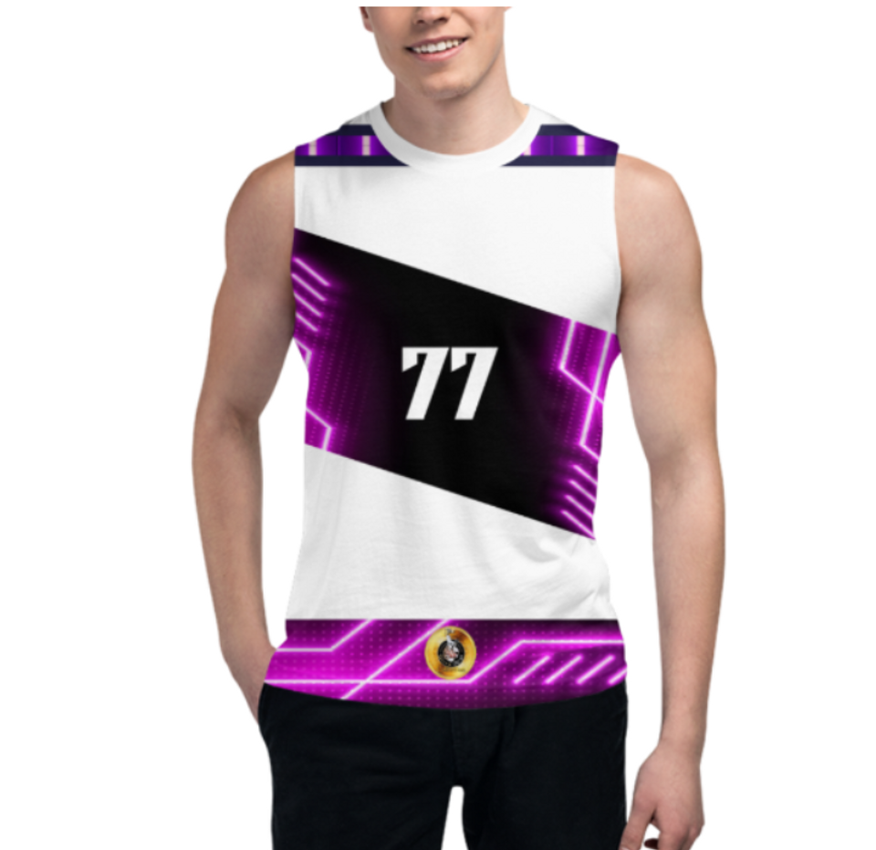 Men's All-Over Print Vest Shirt