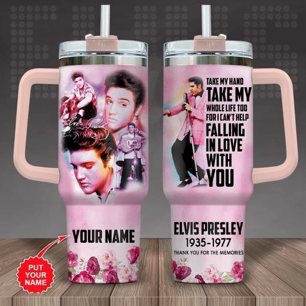 Personalized Elvis Presley 40oz Tumbler
