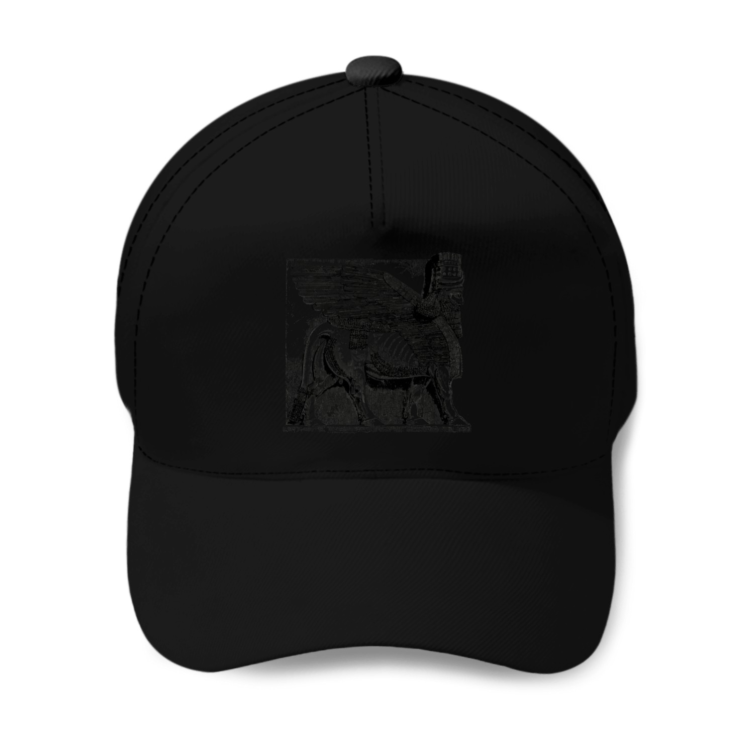 Lamassu Sumerian Persian Lion Bull Human Head Baseball Caps