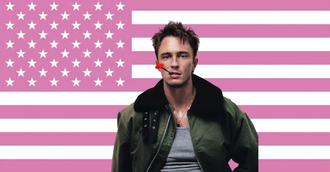 Drew Starkey Pink Flag