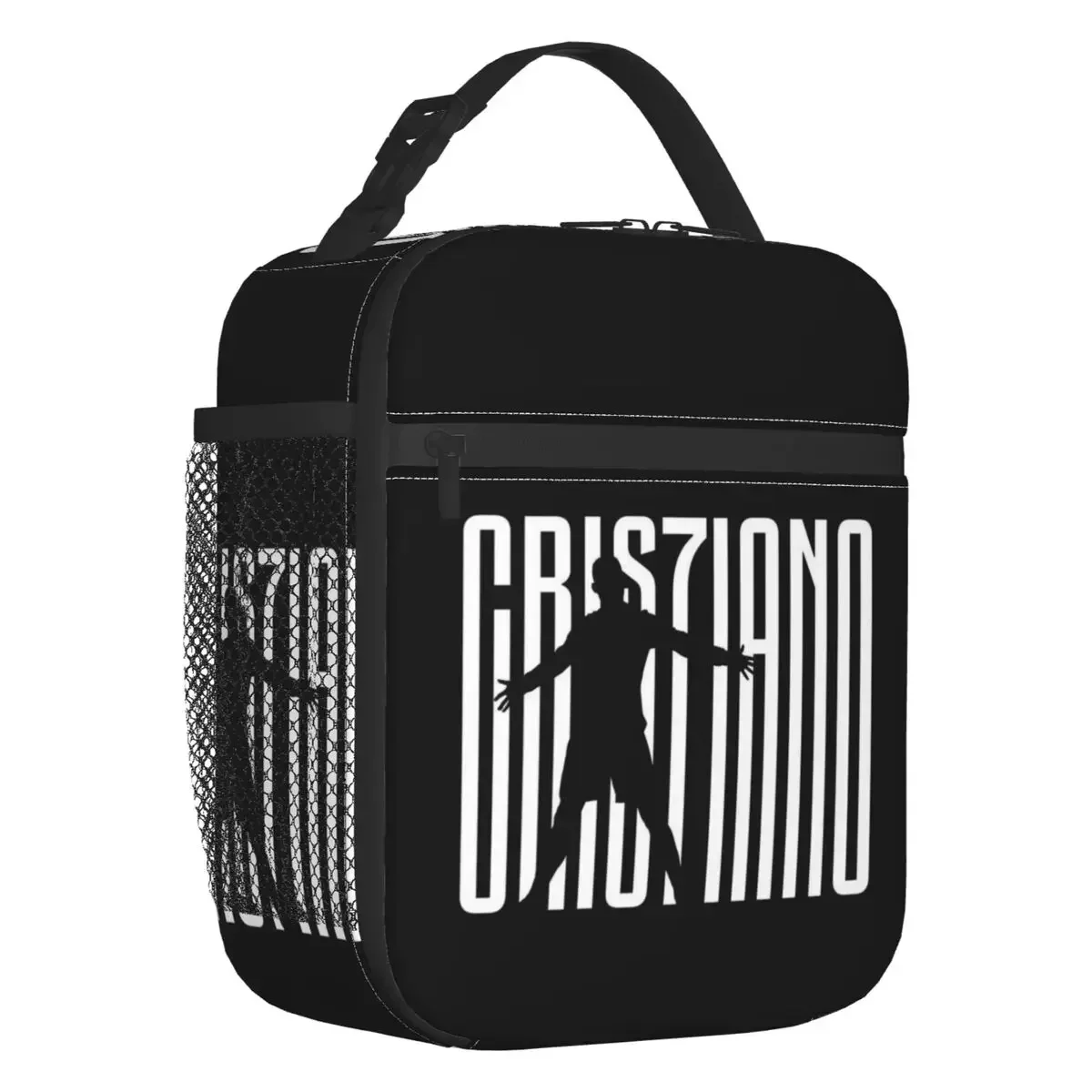 CR7 Football Soccer Lunch Bag, Portable Food Container Bags, Cooler Thermal Food Box, Back To School Gift
