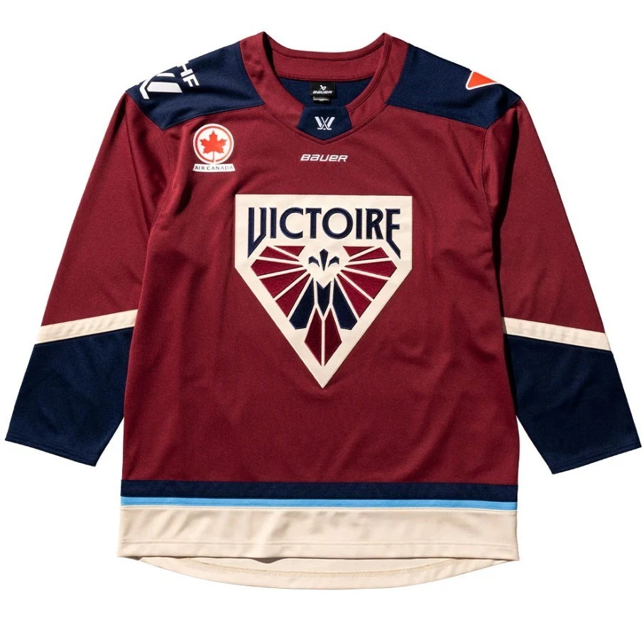 PWHL Montreal Youth Brown Home Replica Hockey Jersey Bauer Victoire
