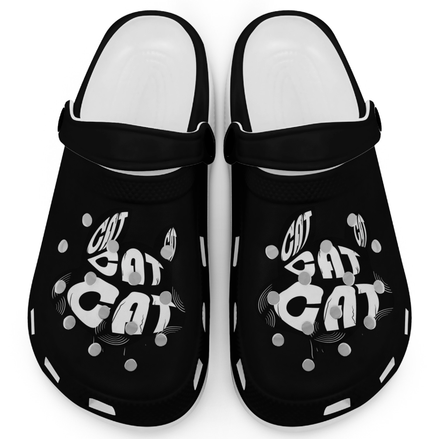 Cat is My Valentine Clogs