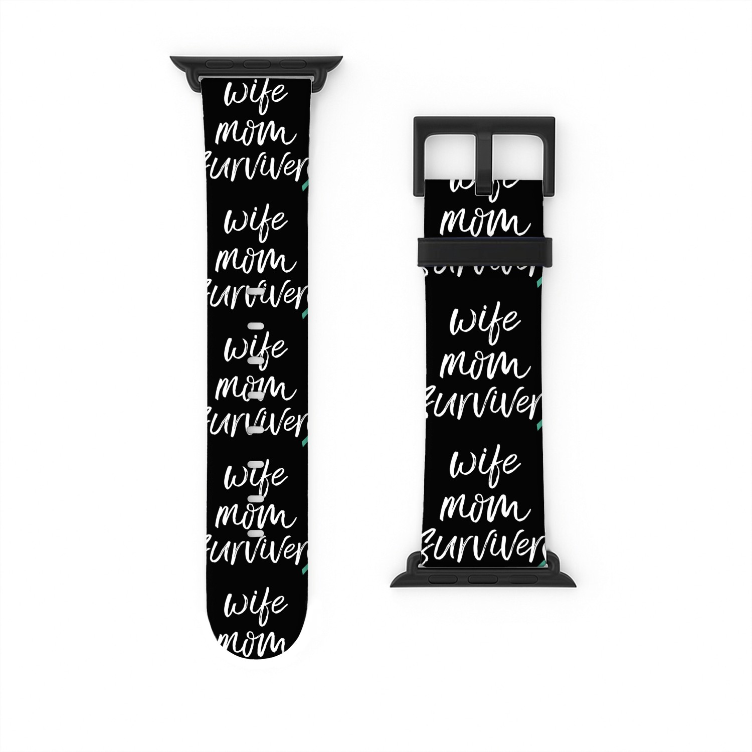 Cervical Cancer Awareness Products Ribbon Survivor Watch Bands For Apple Watch