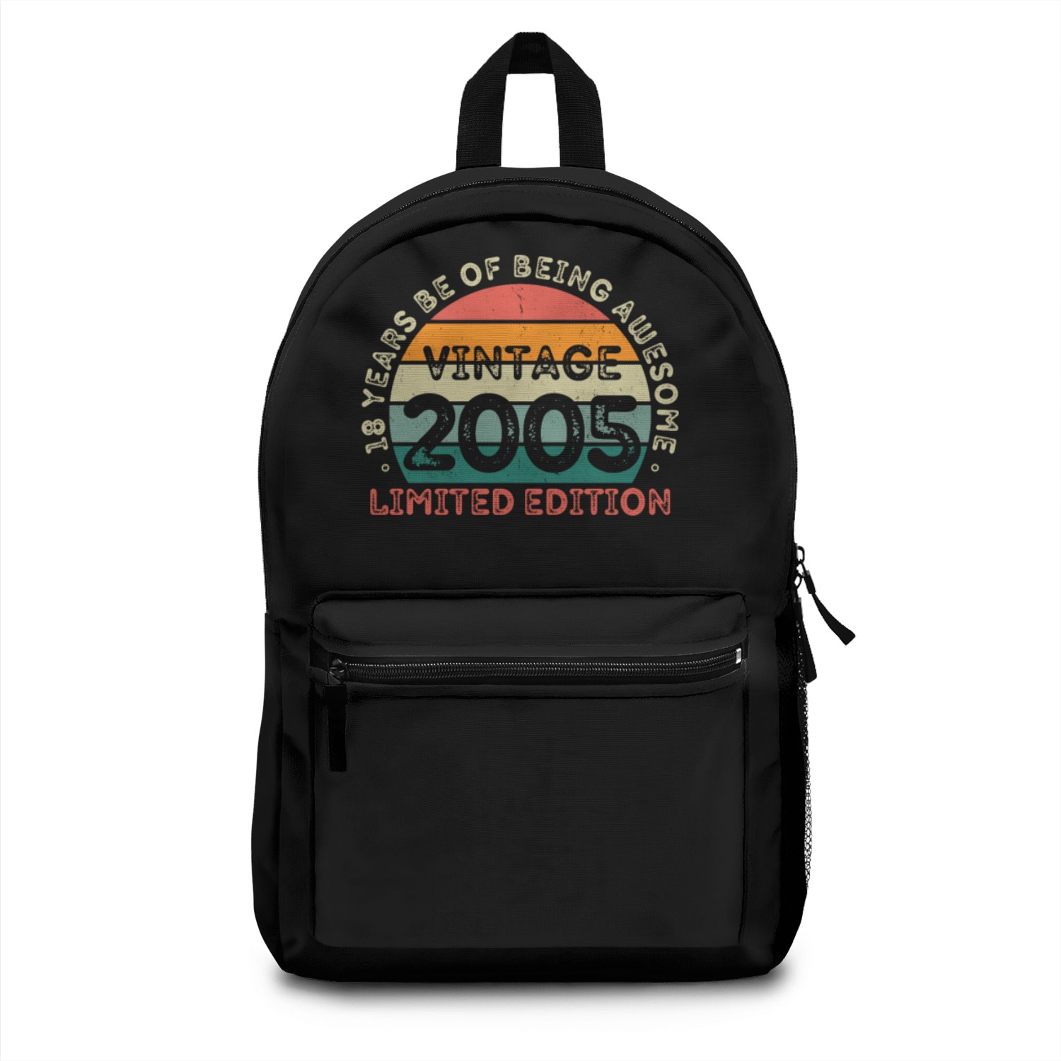 18 Years Vintage 2005 Retro 18th Birthday Backpacks