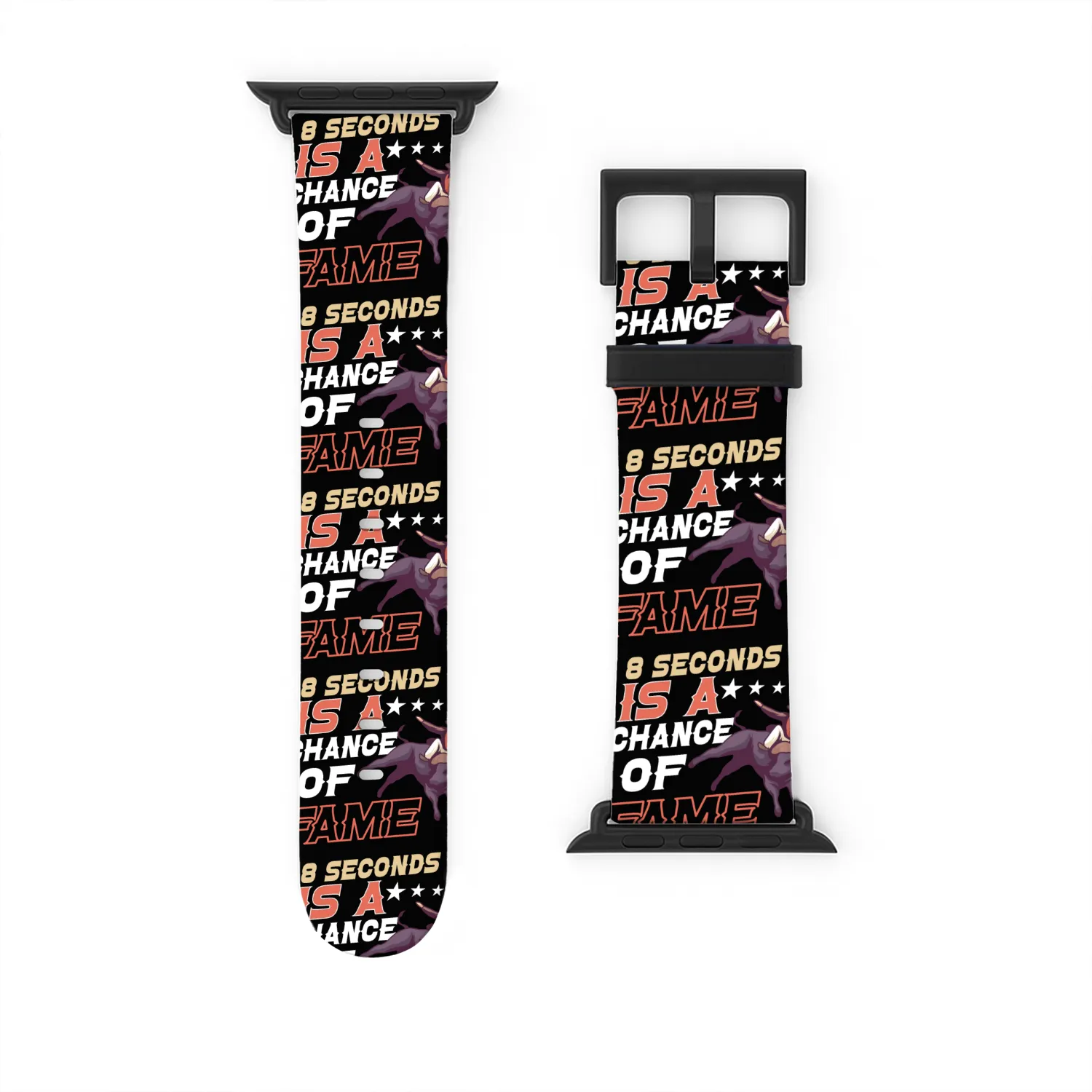 Rodeo Bull Riding Livestock Show Farmer Cattle Watch Bands For Apple Watch