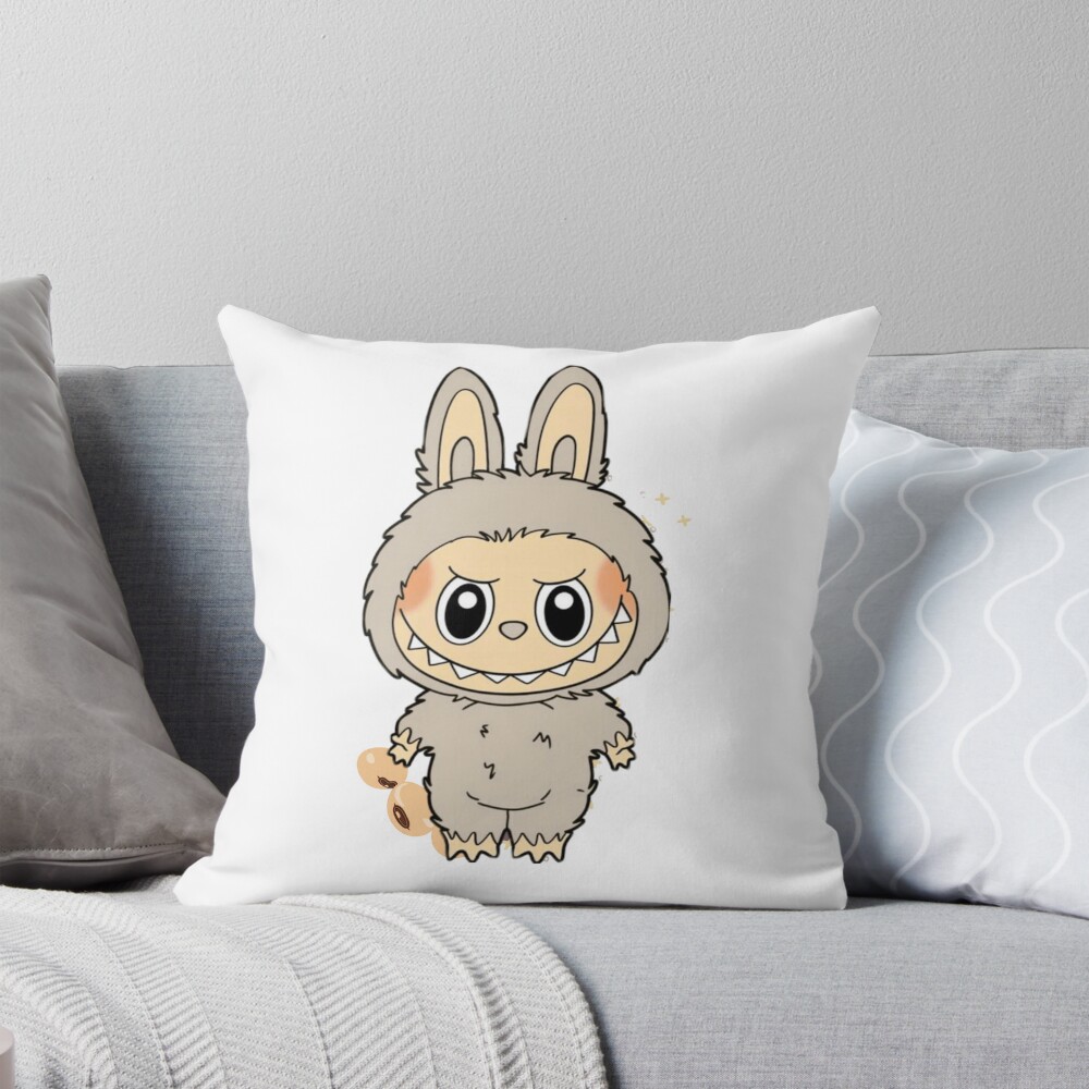 Soymilk Labubu Pillow, Cute Labubu Pillows Gift, Gift for Fan