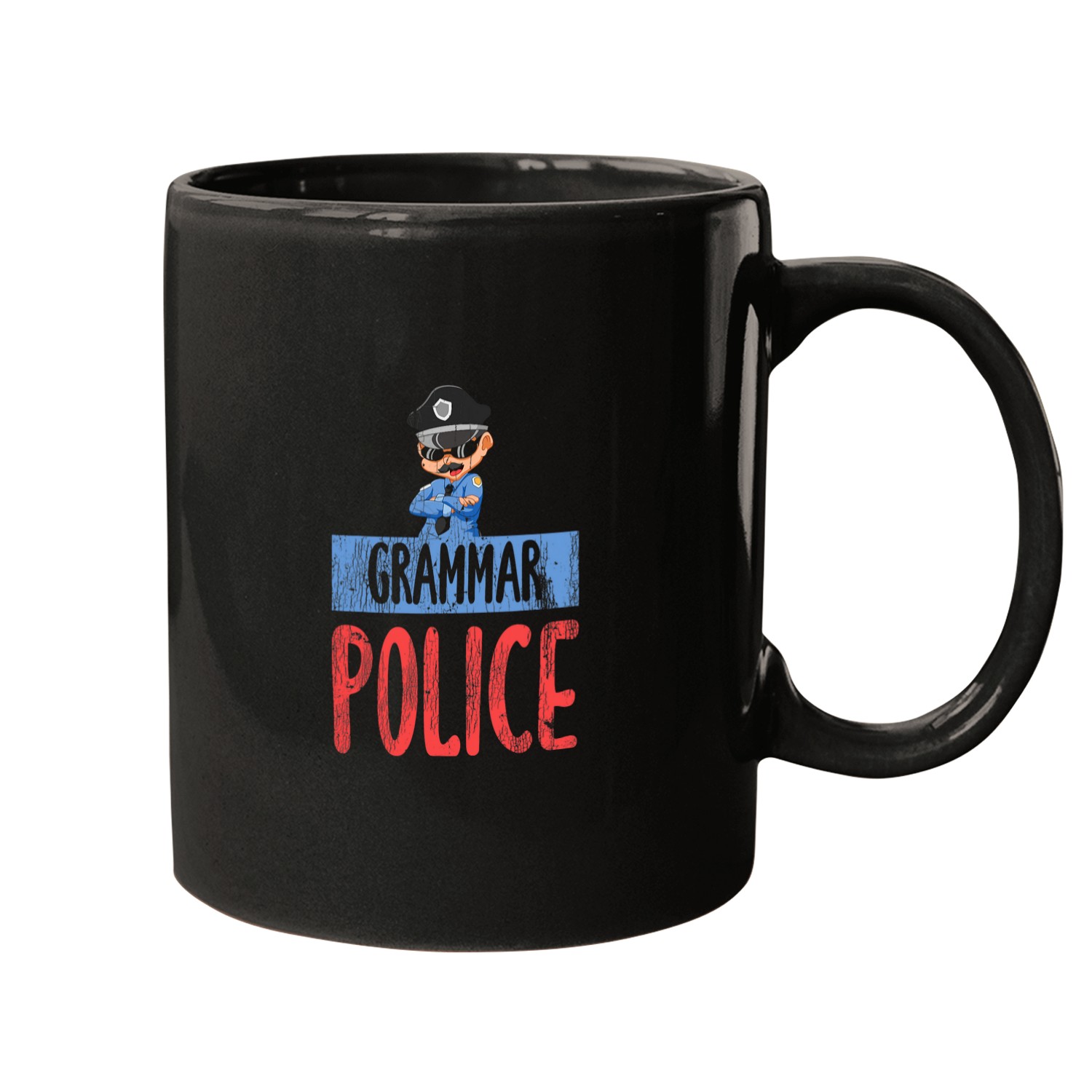 Grammar Police Design For An Author Mugs