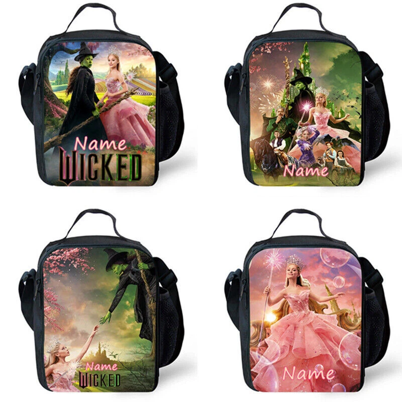 Wicked Kids Lunch Bag, School Picnic Snack Travel Lunch Box