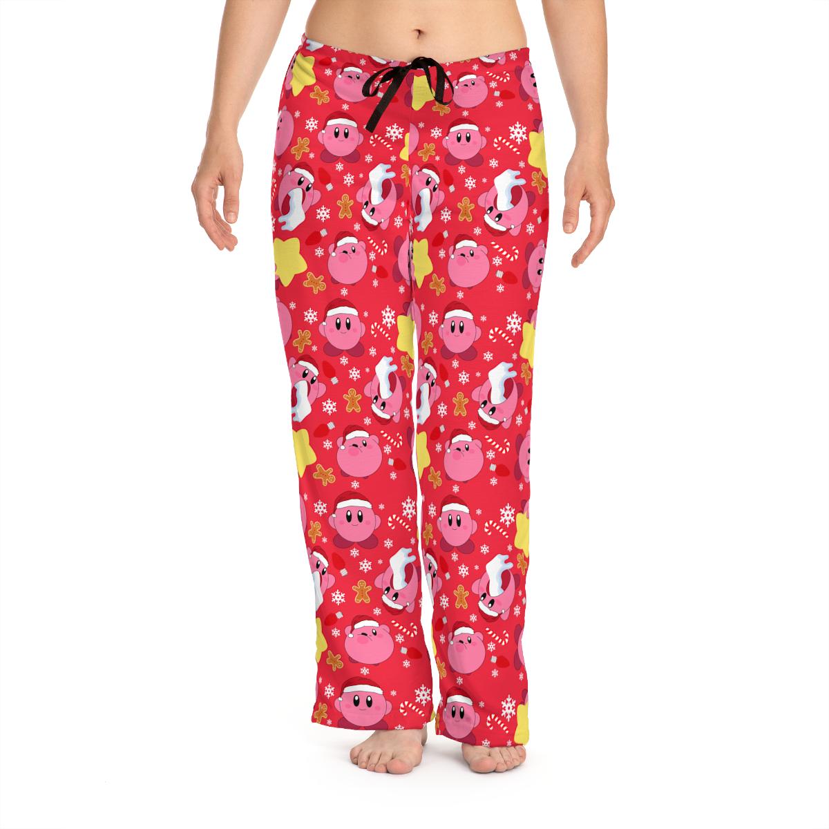 Kirby Christmas Pajama Pants, Gift For Her, for Him