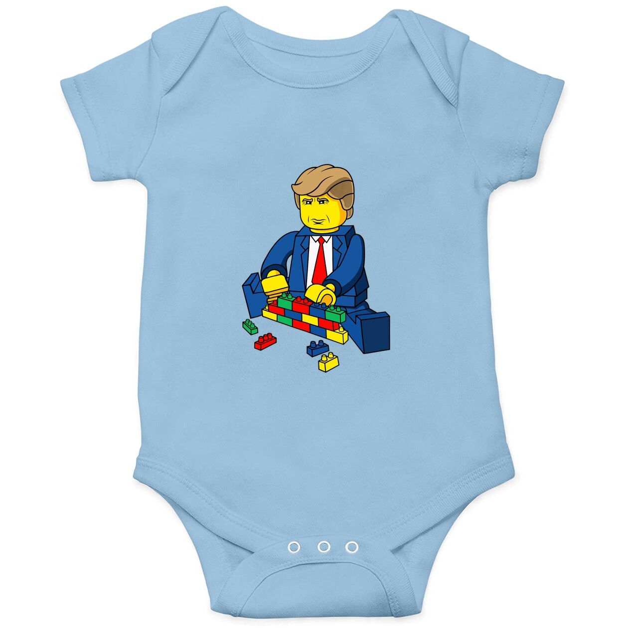 Donald Trump Build A Wall Baby Bodysuit