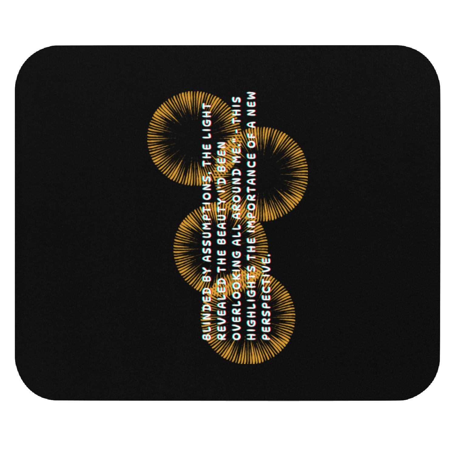 See the World Differently - New Perspective Quote Mouse Pads