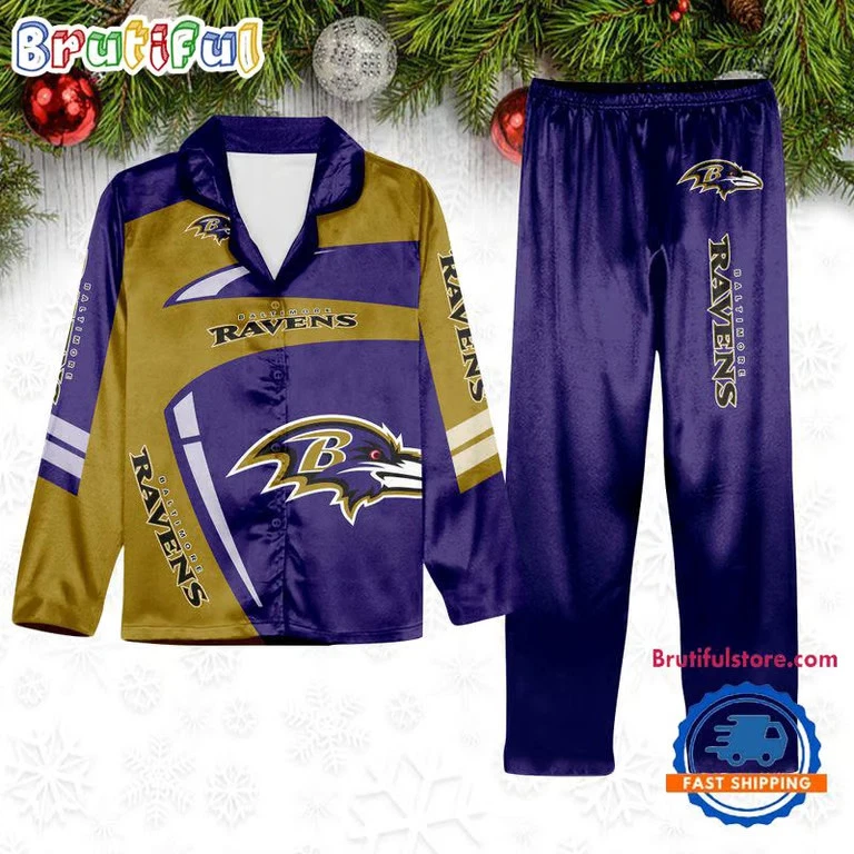 FL Baltimore Football Team Winter Season Pajamas Set