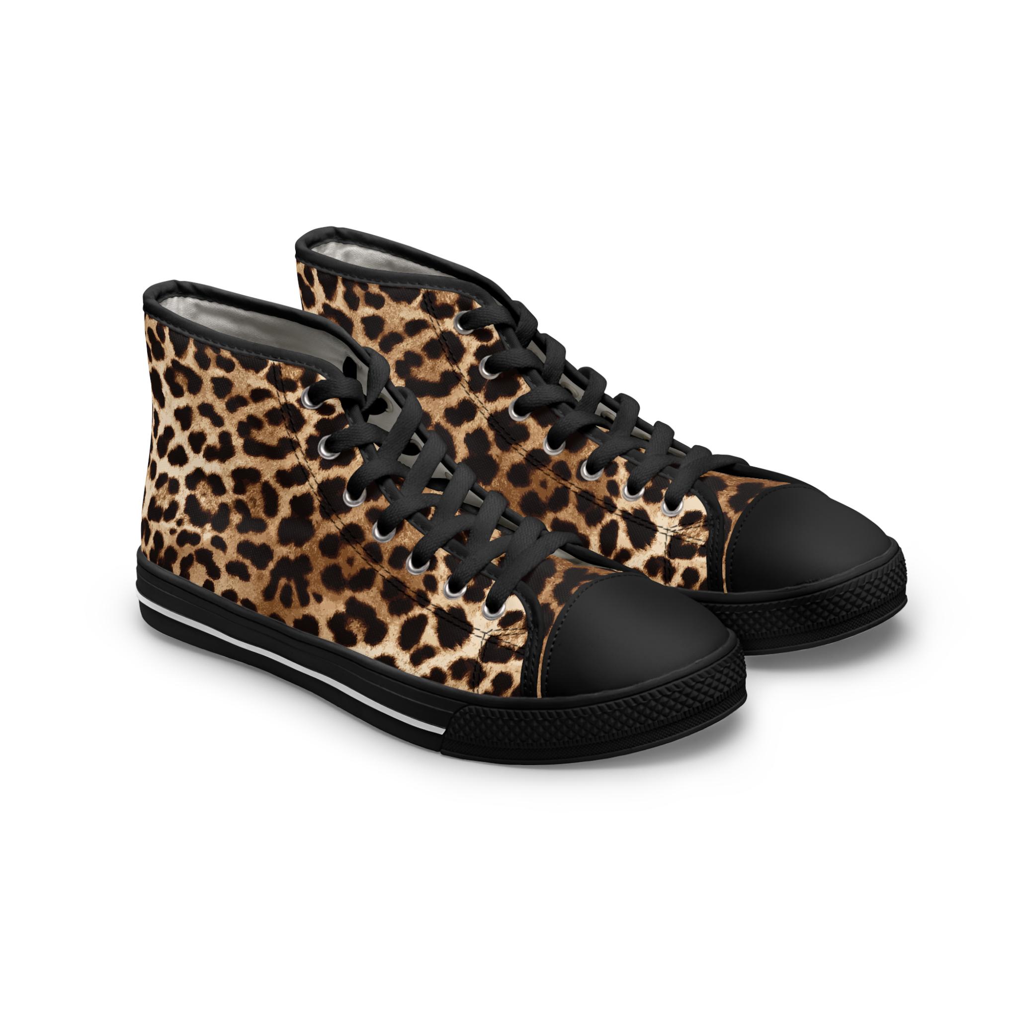Leopard High Top Sneakers