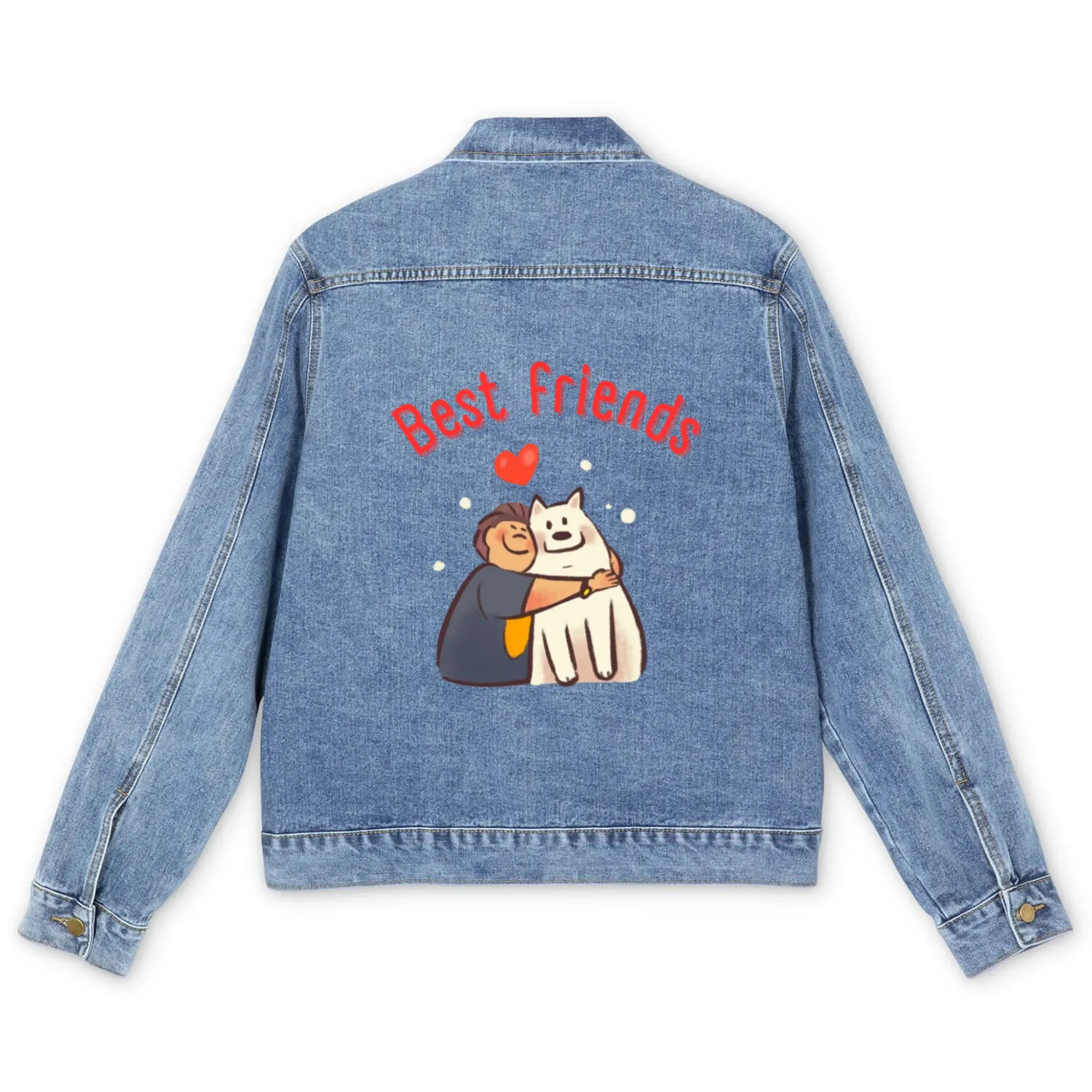 Best friends Men's Denim Jackets