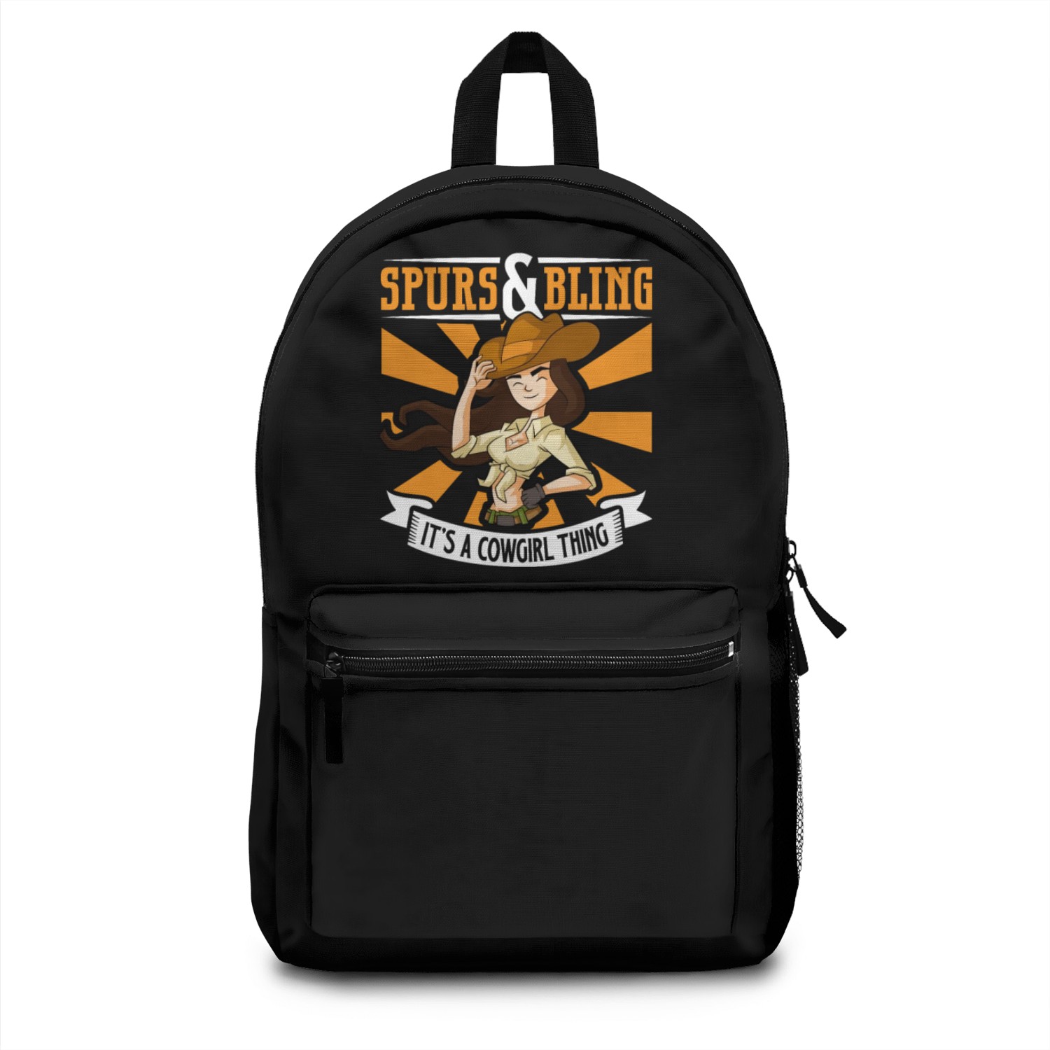 Cowboy Barn Bull Rider Rodeo Country Western Gift Backpacks