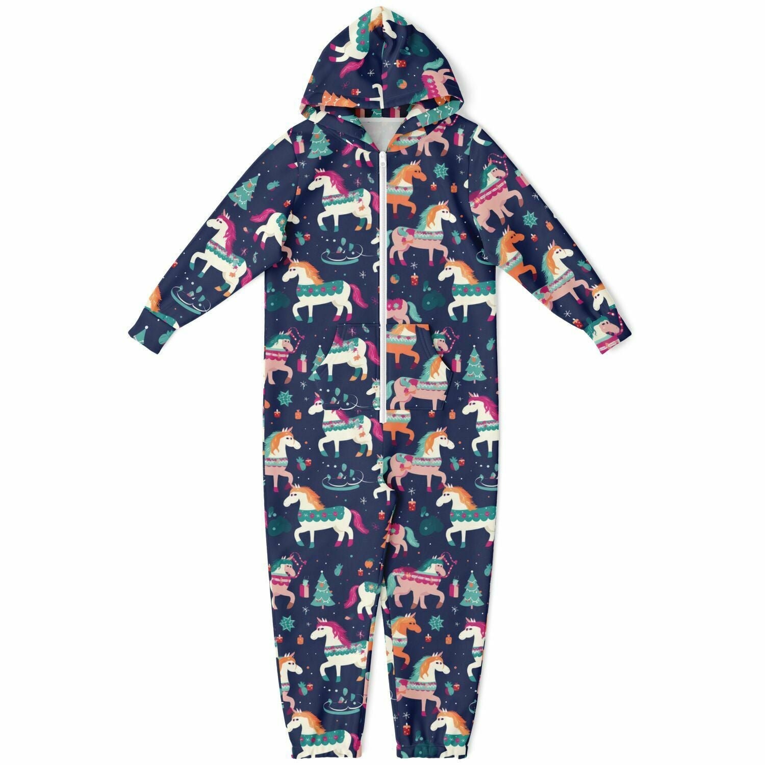 Magical Unicorn Hooded Jumpsuit | Adult Jumpsuit | Adult Onesie