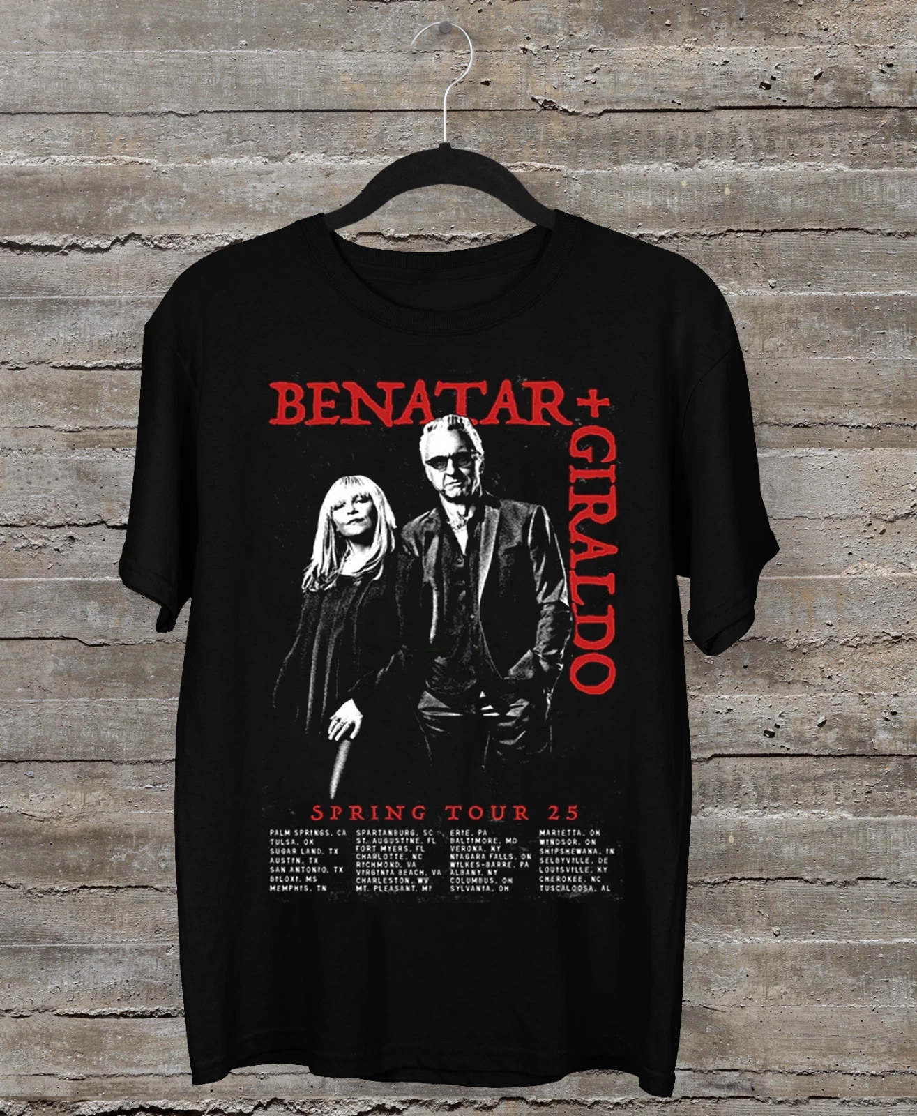 Pat Benatar 2025 Tour Date Shirt