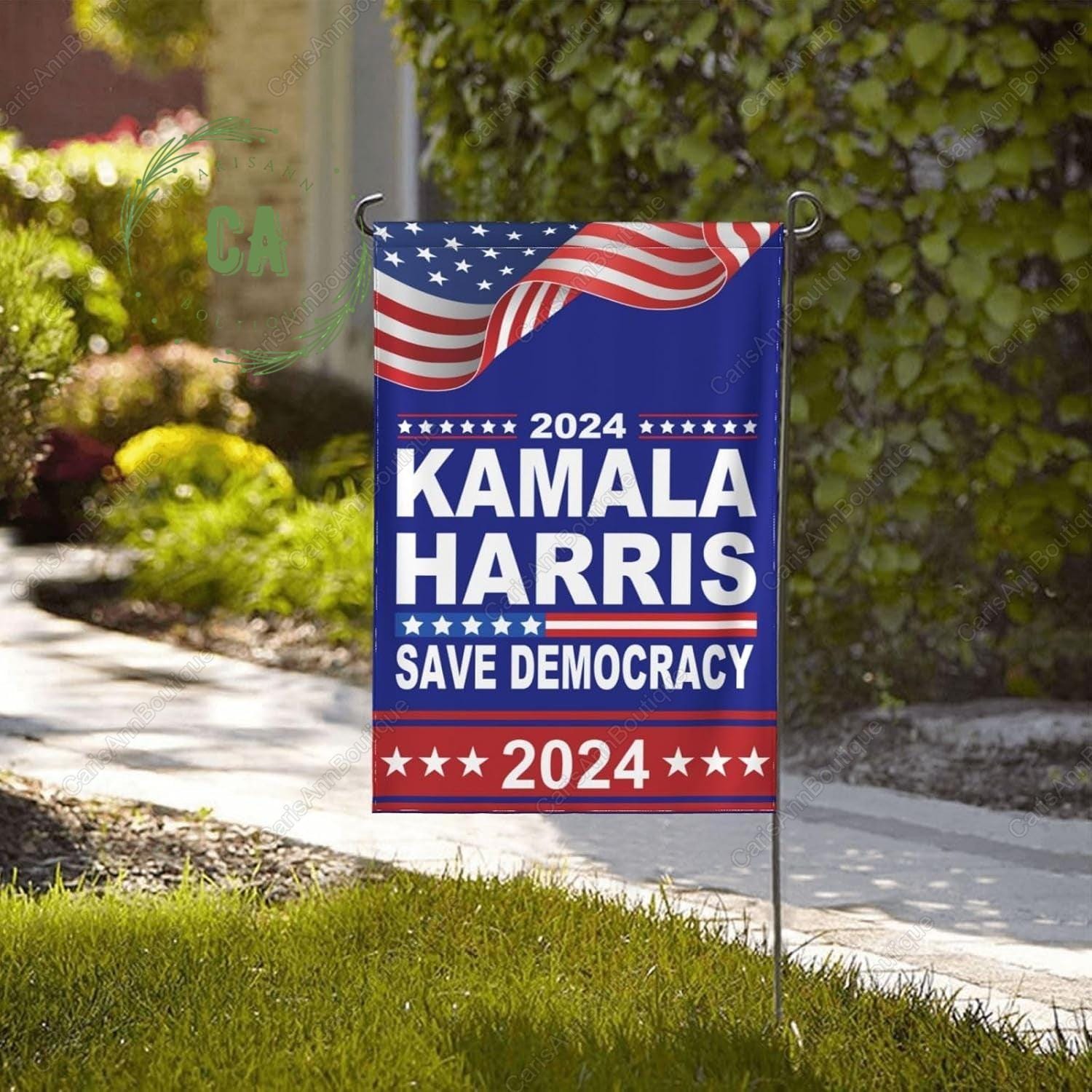 Kamala Harris 2024 Garden Flag, Gift For Kamala Harris Supporters
