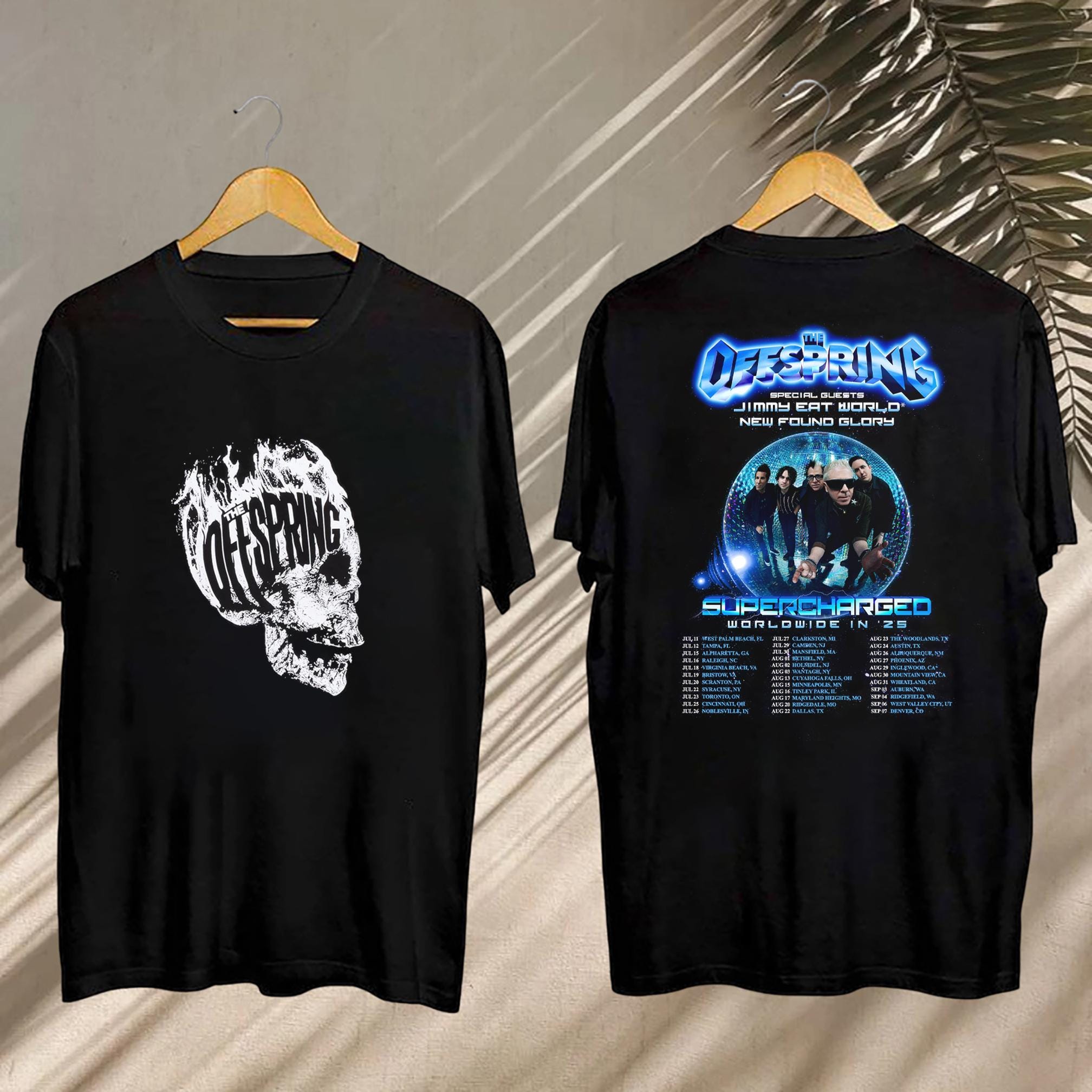 2025 The Offspring Supercharged Worldwide Shirt, The Offspring Concert, The Offspring Fan Shirt, The Offspring Merch, The Offspring Shirt