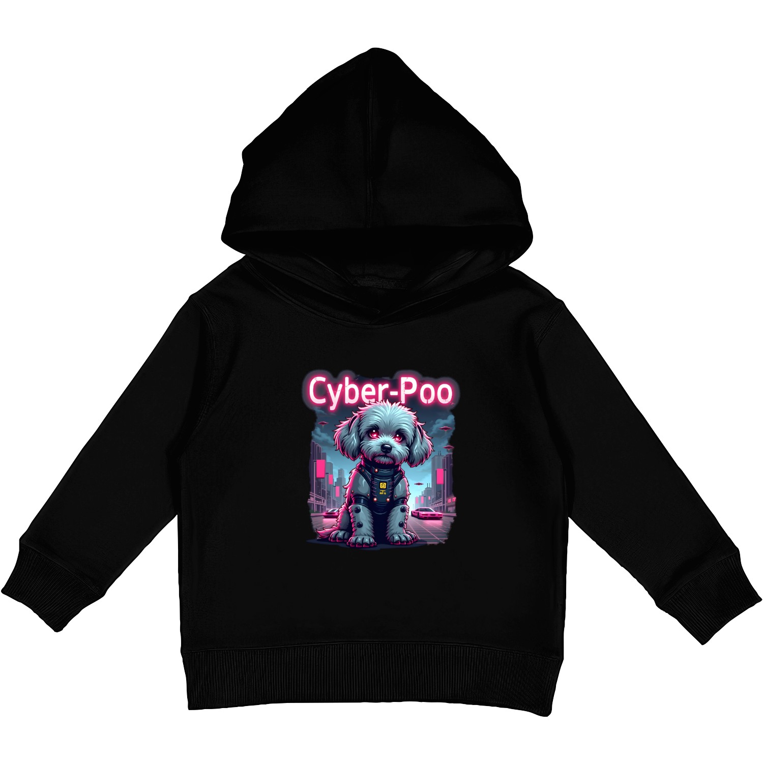 Cyber Poo Kids Pullover Hoodies