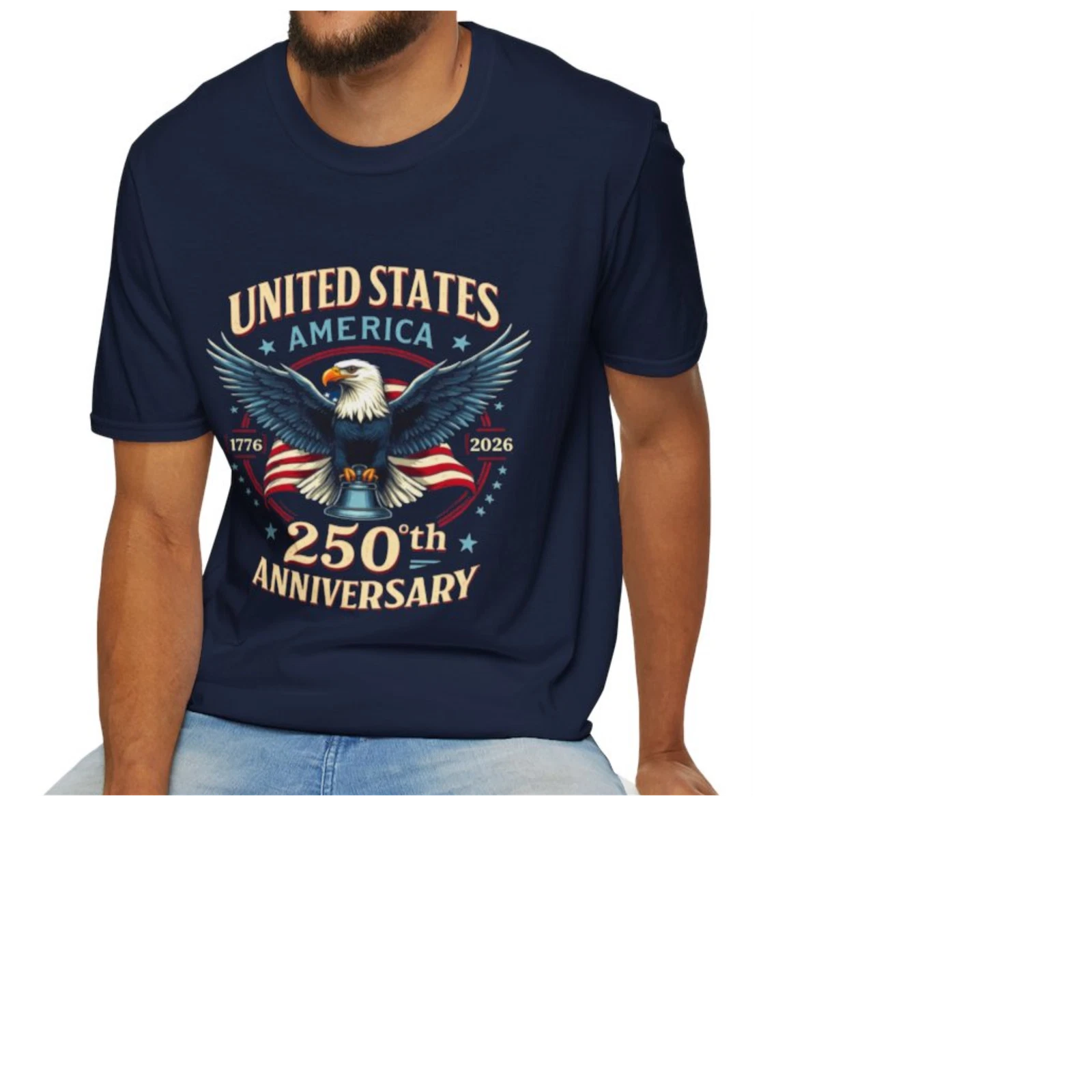 USA 250th Anniversary Patriotic T-Shirt Unisex 2026