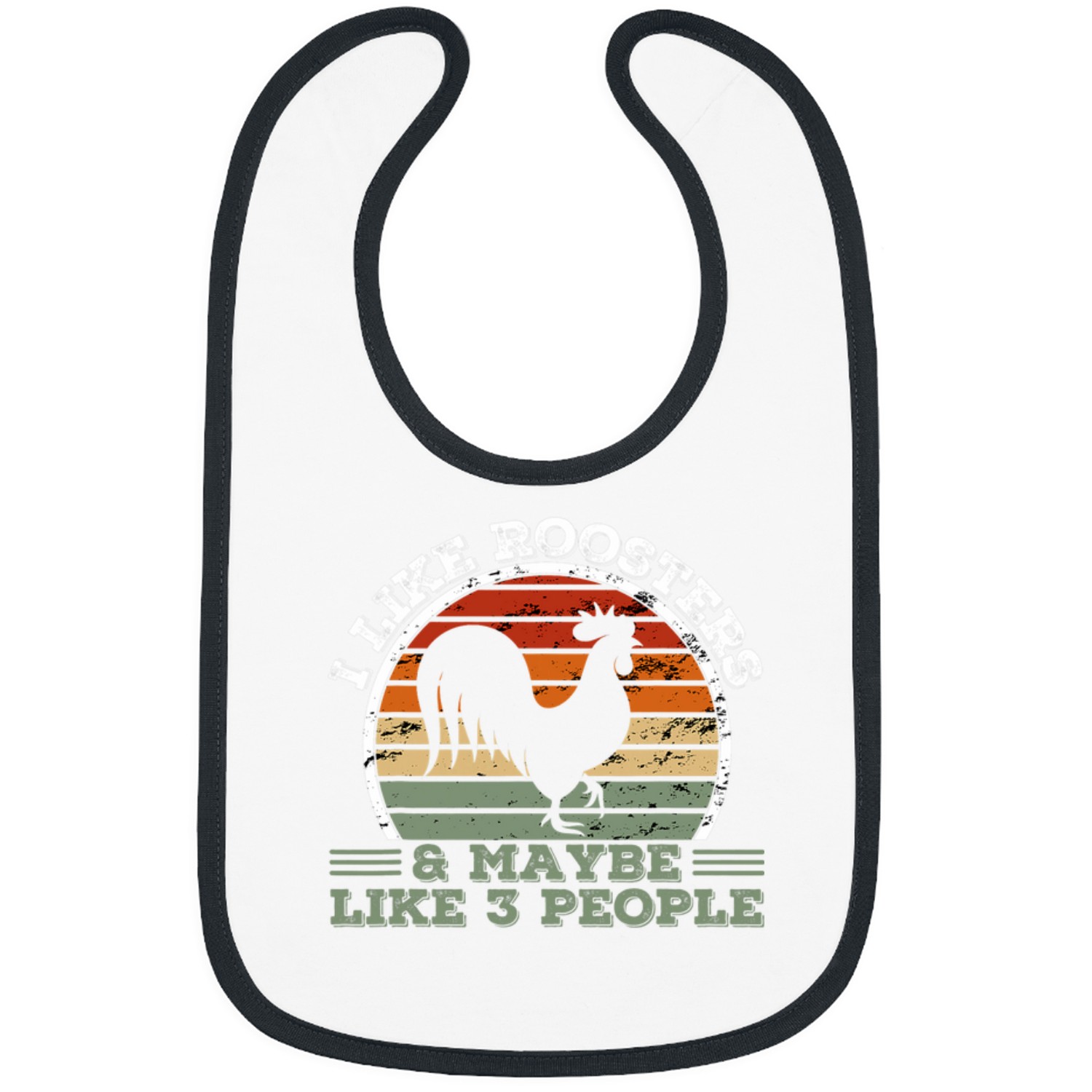 Chicken Lover I Like Roosters And Maybe Like 3 People 2Rooster Bibs