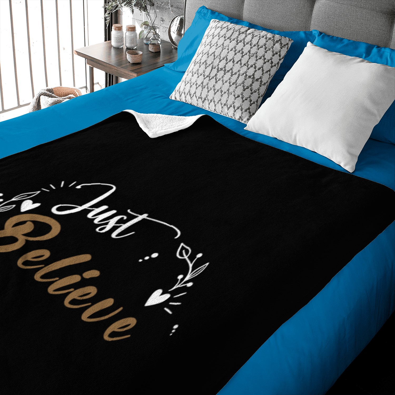 Just Believe Original Brown Baby Blankets