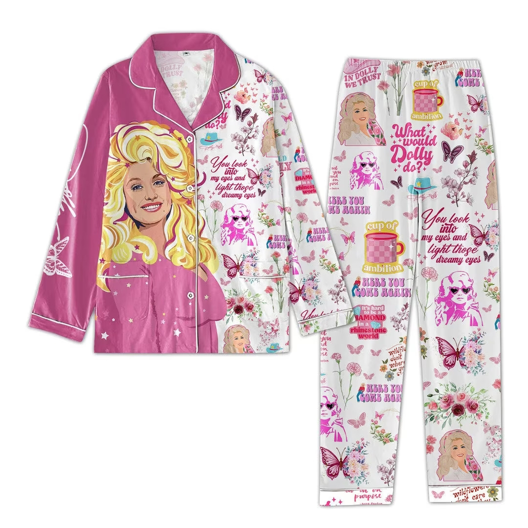 D.Par*ton Pajamas Set, Pajamas , Be A Dolly Pajamas